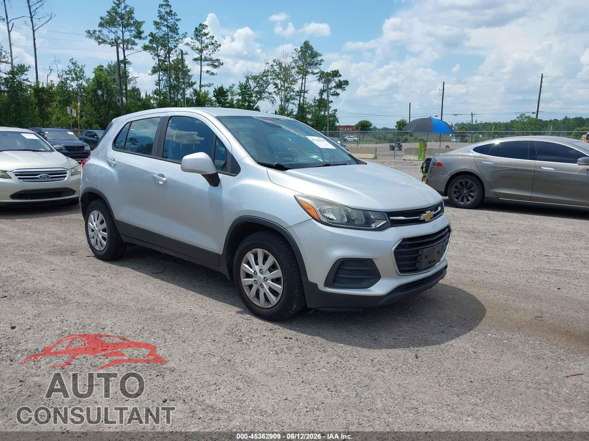CHEVROLET TRAX 2017 - KL7CJKSB7HB176576