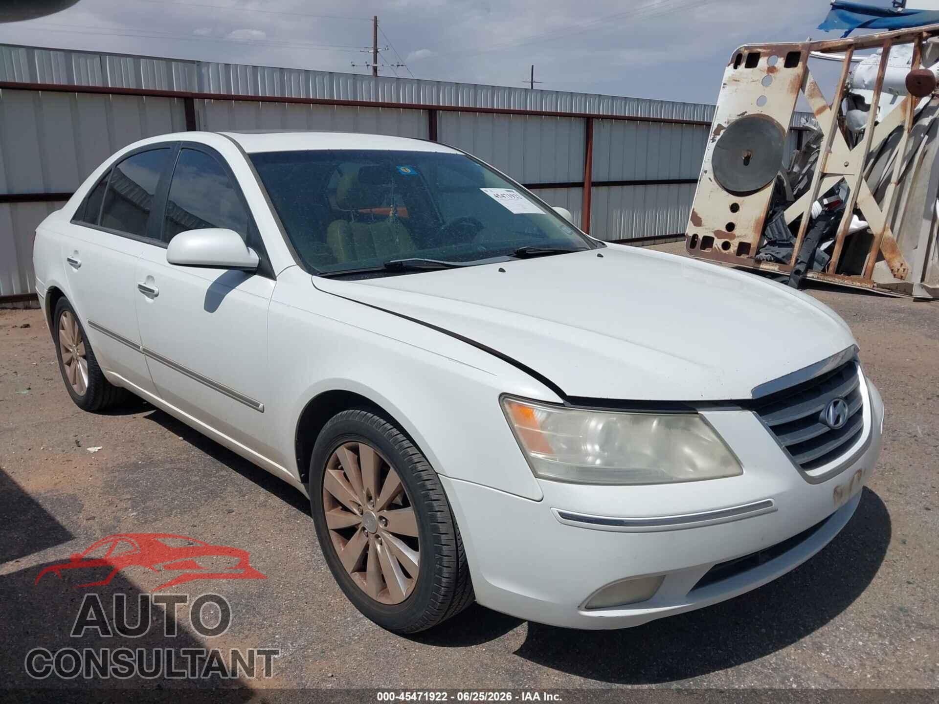 HYUNDAI SONATA 2009 - 5NPEU46F99H427111