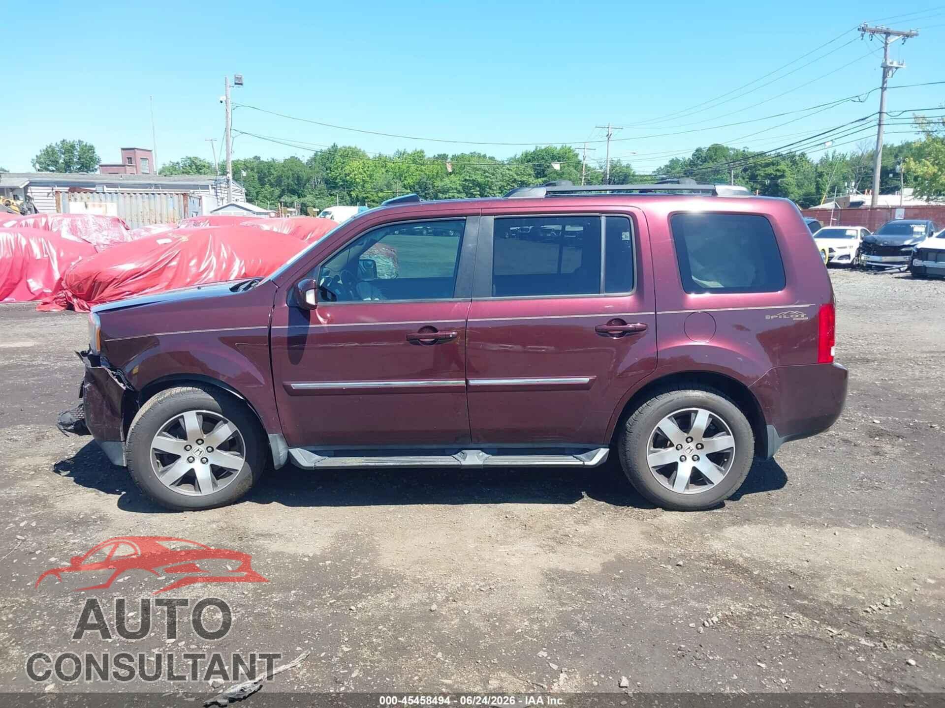 HONDA PILOT 2013 - 5FNYF4H91DB025802