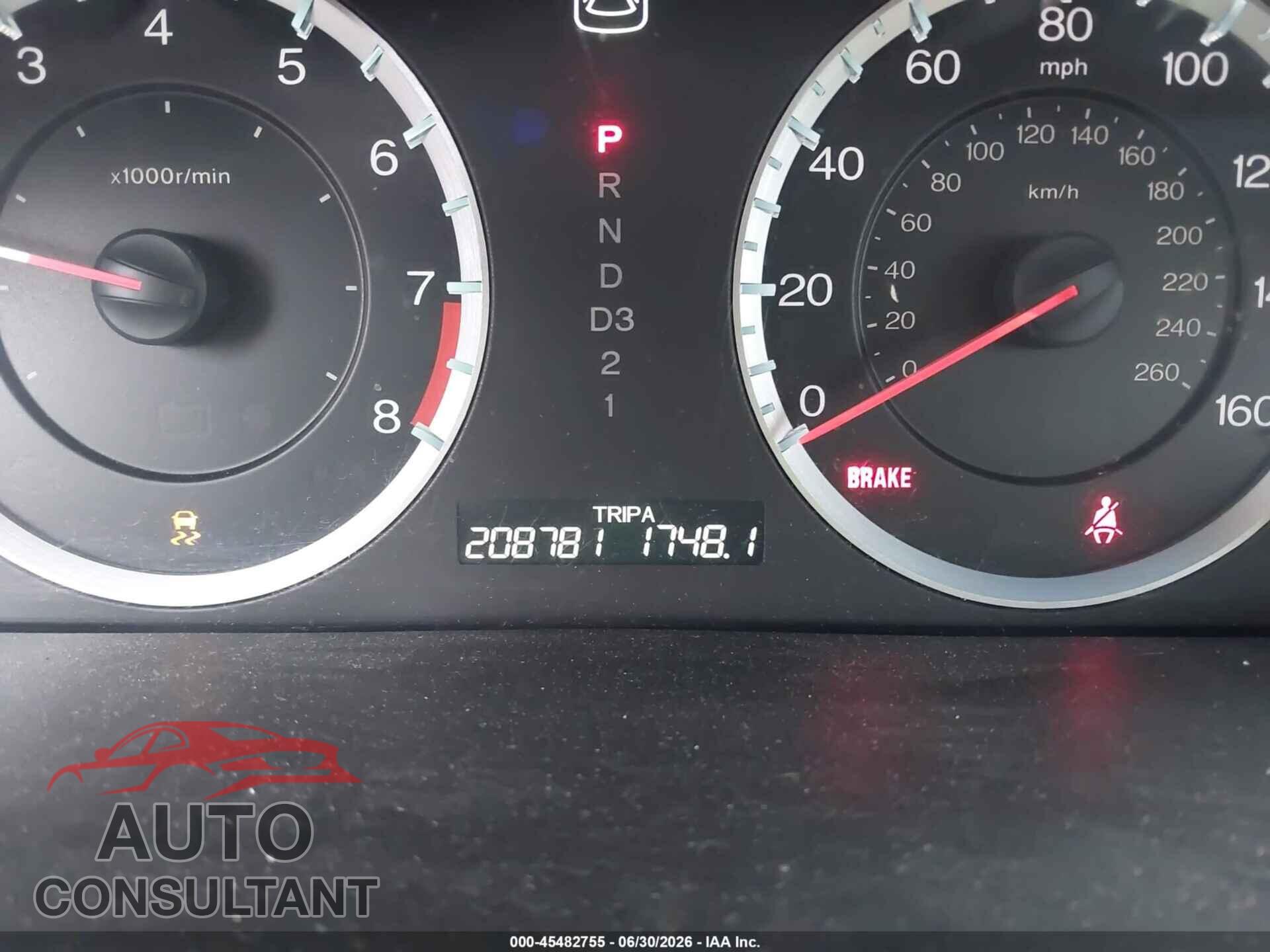 HONDA ACCORD 2012 - 1HGCP2F88CA215885