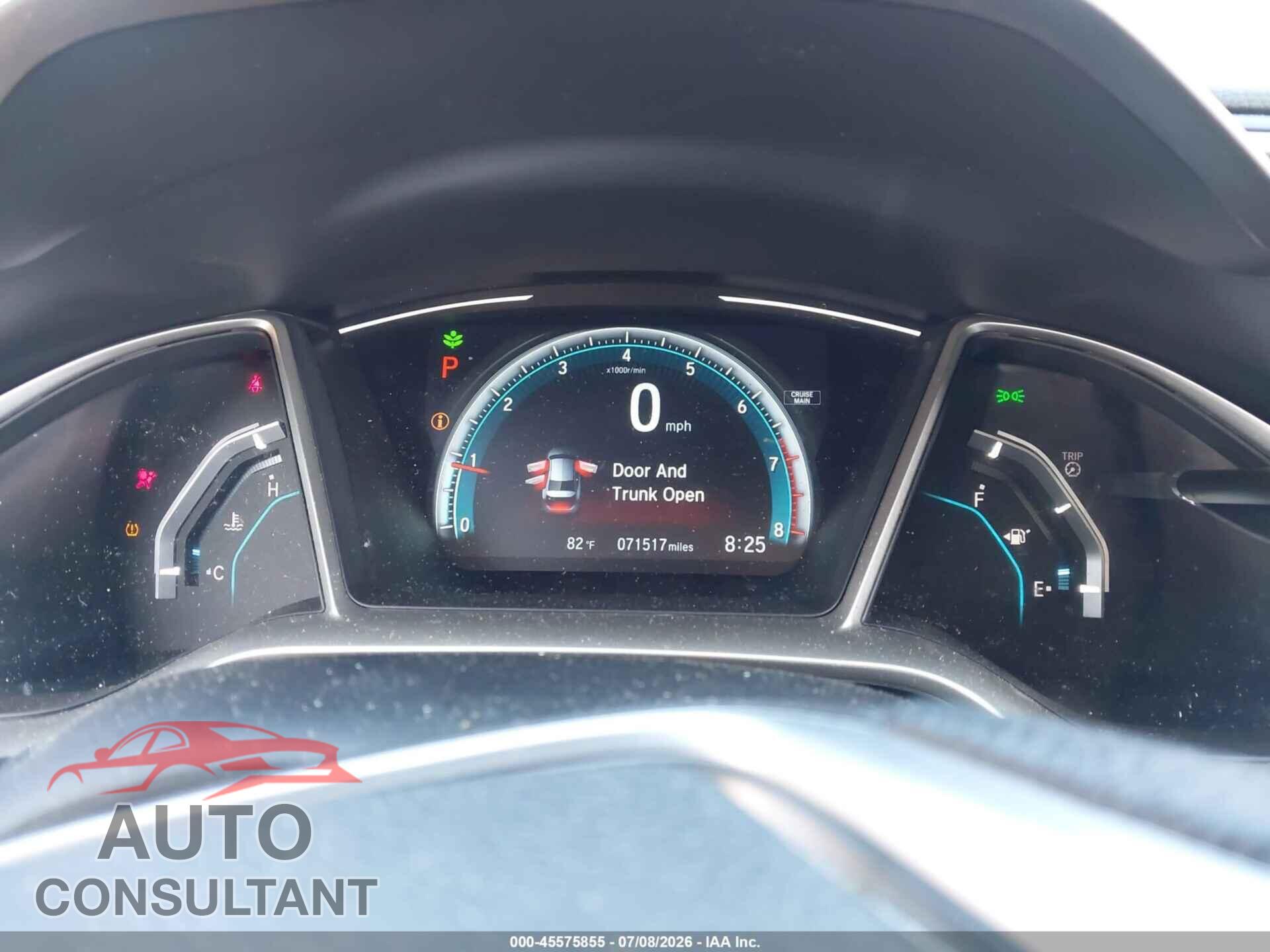 HONDA CIVIC 2017 - 19XFC2F73HE051786