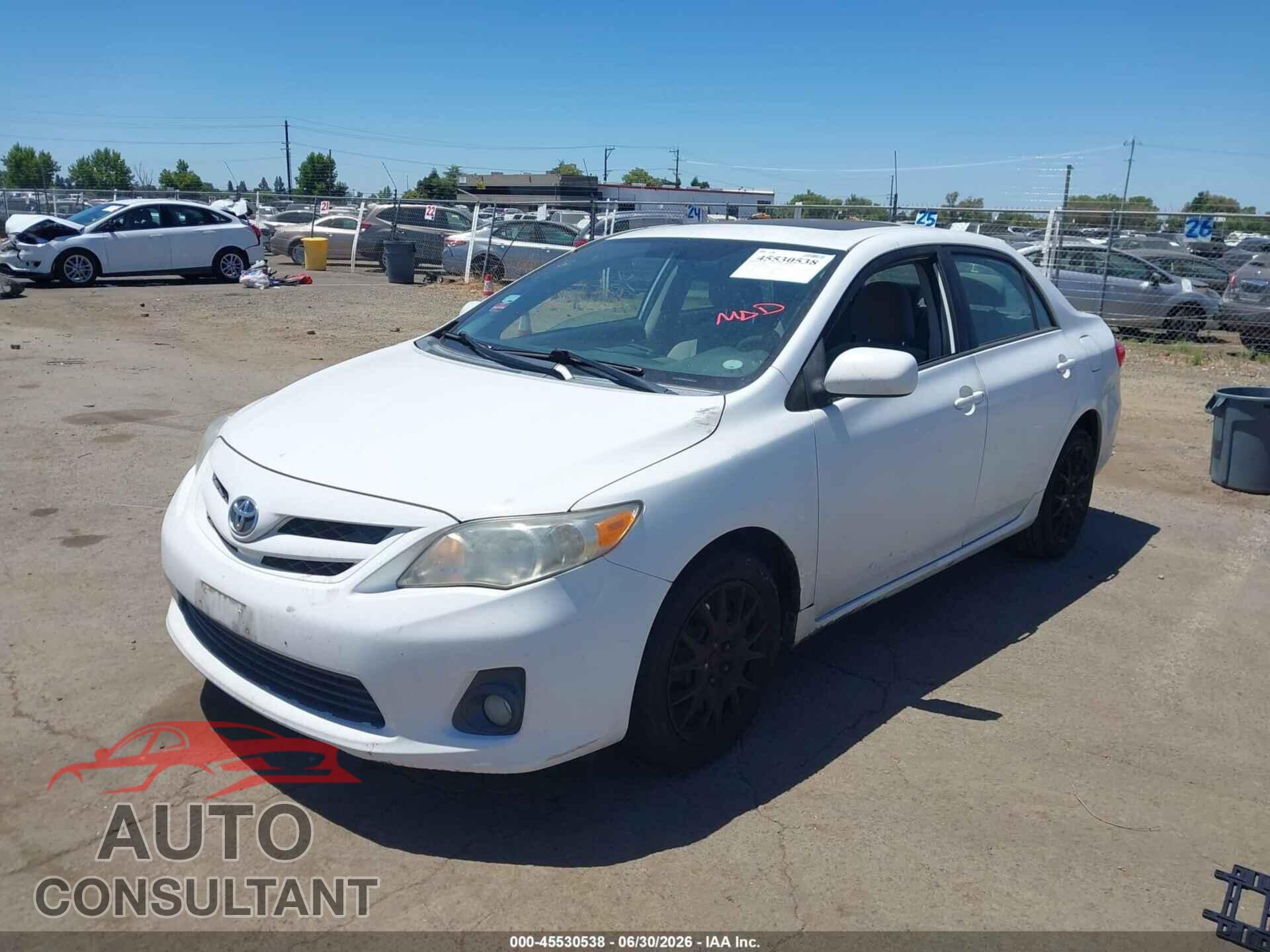 TOYOTA COROLLA 2012 - 2T1BU4EE7CC755942
