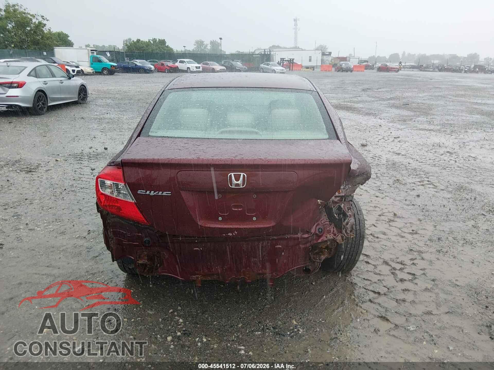 HONDA CIVIC 2012 - 2HGFB2F88CH600912