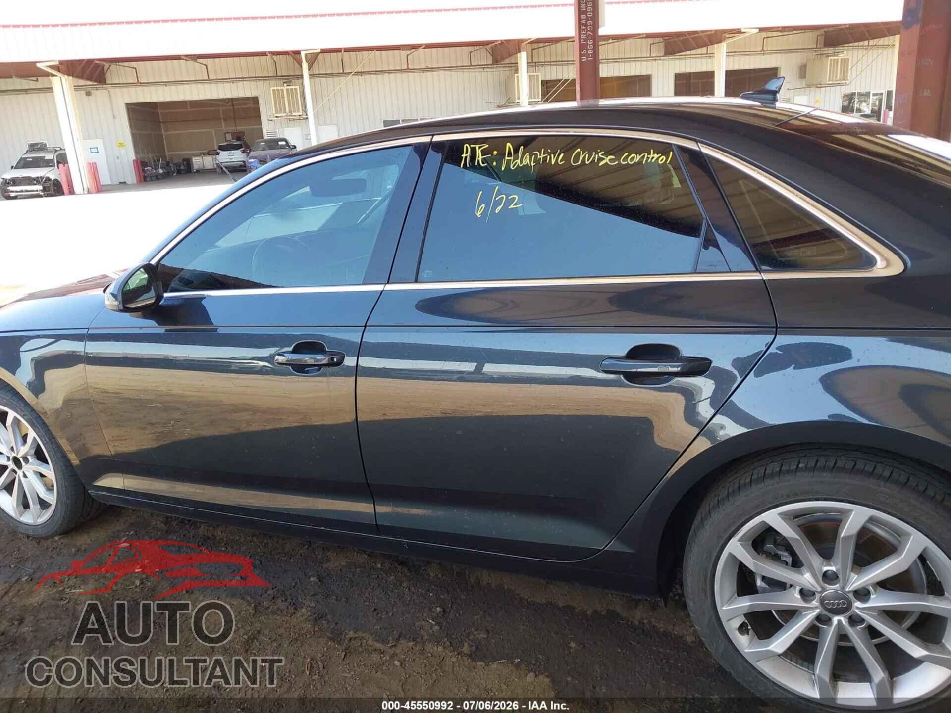 AUDI A4 2019 - WAUGMAF49KA057472