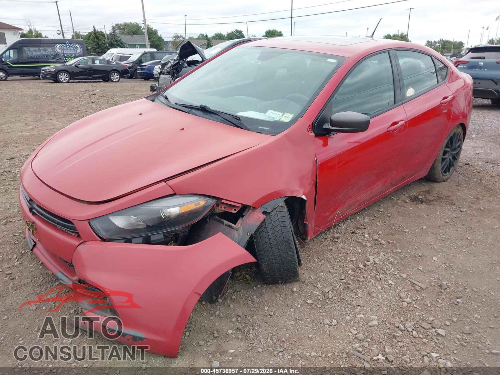 DODGE DART 2016 - 1C3CDFBB7GD530394