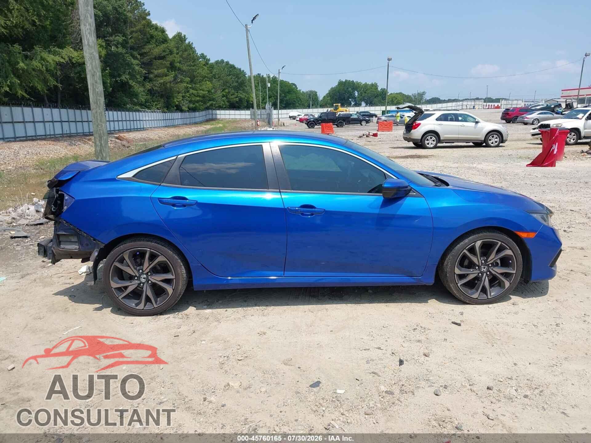 HONDA CIVIC 2021 - 2HGFC2F86MH511807