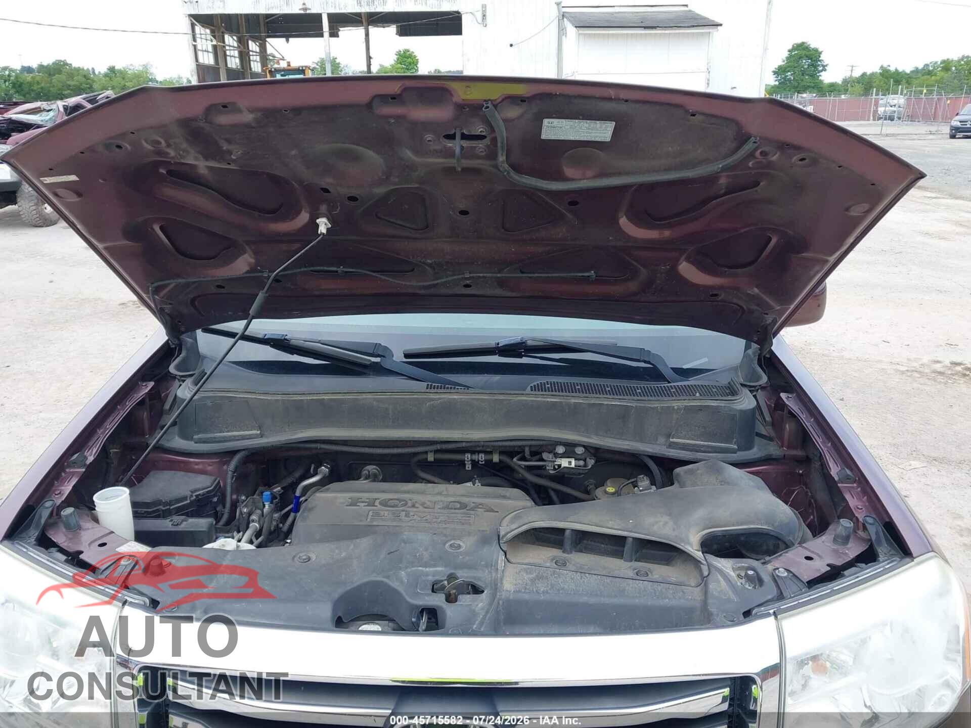 HONDA PILOT 2013 - 5FNYF4H91DB034726