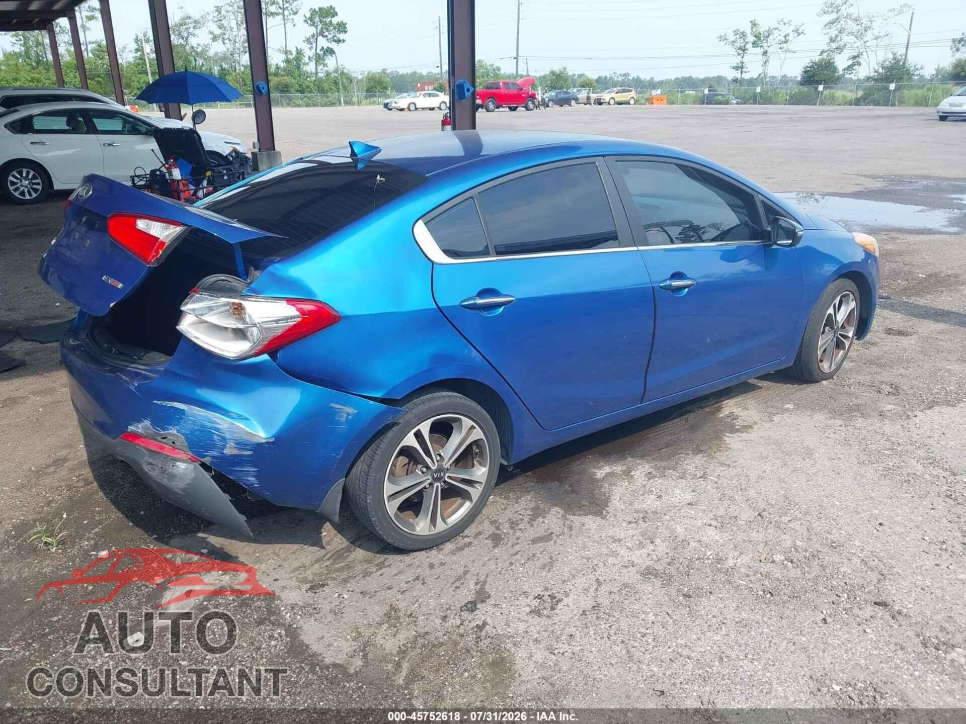 KIA FORTE 2014 - KNAFX4A80E5102410