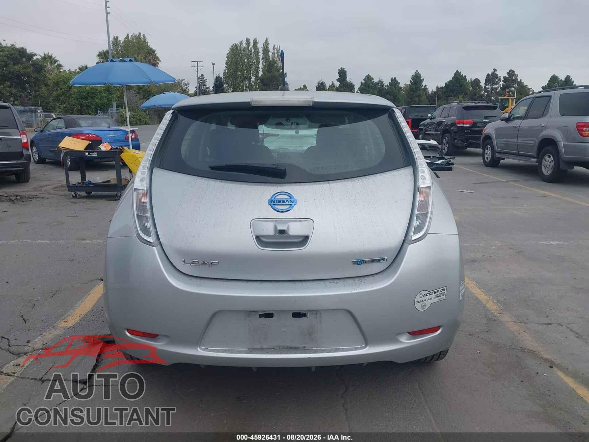 NISSAN LEAF 2013 - 1N4AZ0CP5DC413772