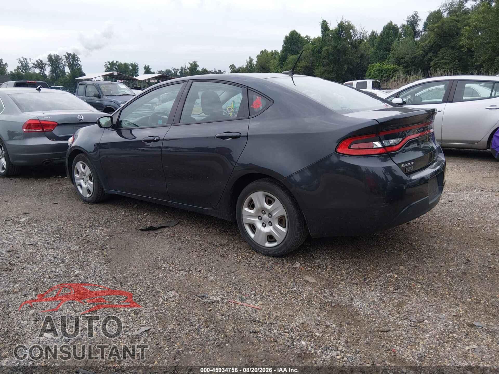 DODGE DART 2014 - 1C3CDFAA5ED747030