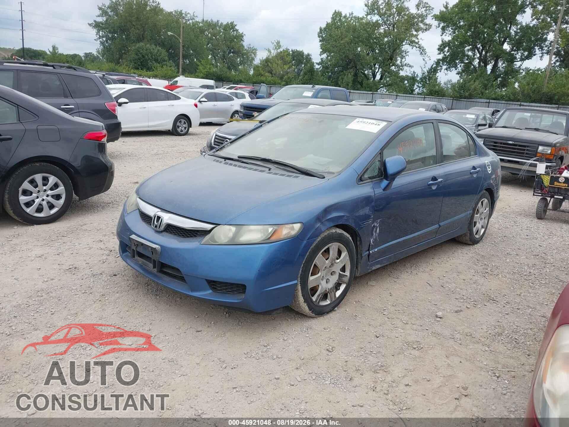 HONDA CIVIC 2009 - 19XFA16589E019125