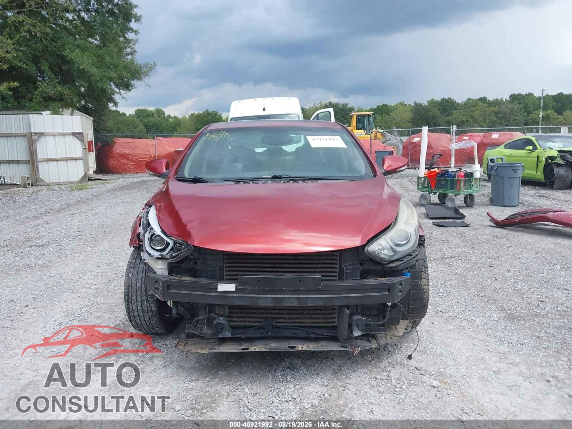 HYUNDAI ELANTRA 2014 - 5NPDH4AE2EH533537