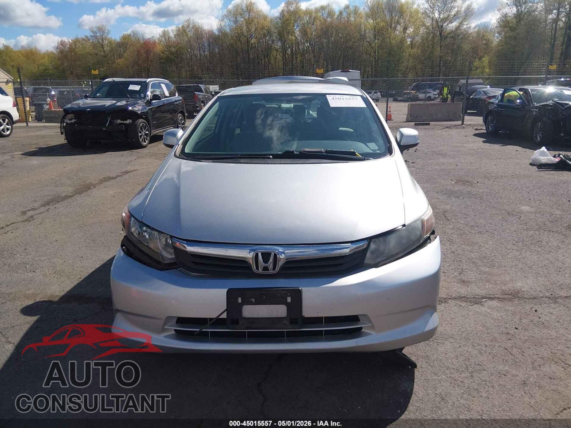HONDA CIVIC 2012 - 2HGFB2E56CH503795