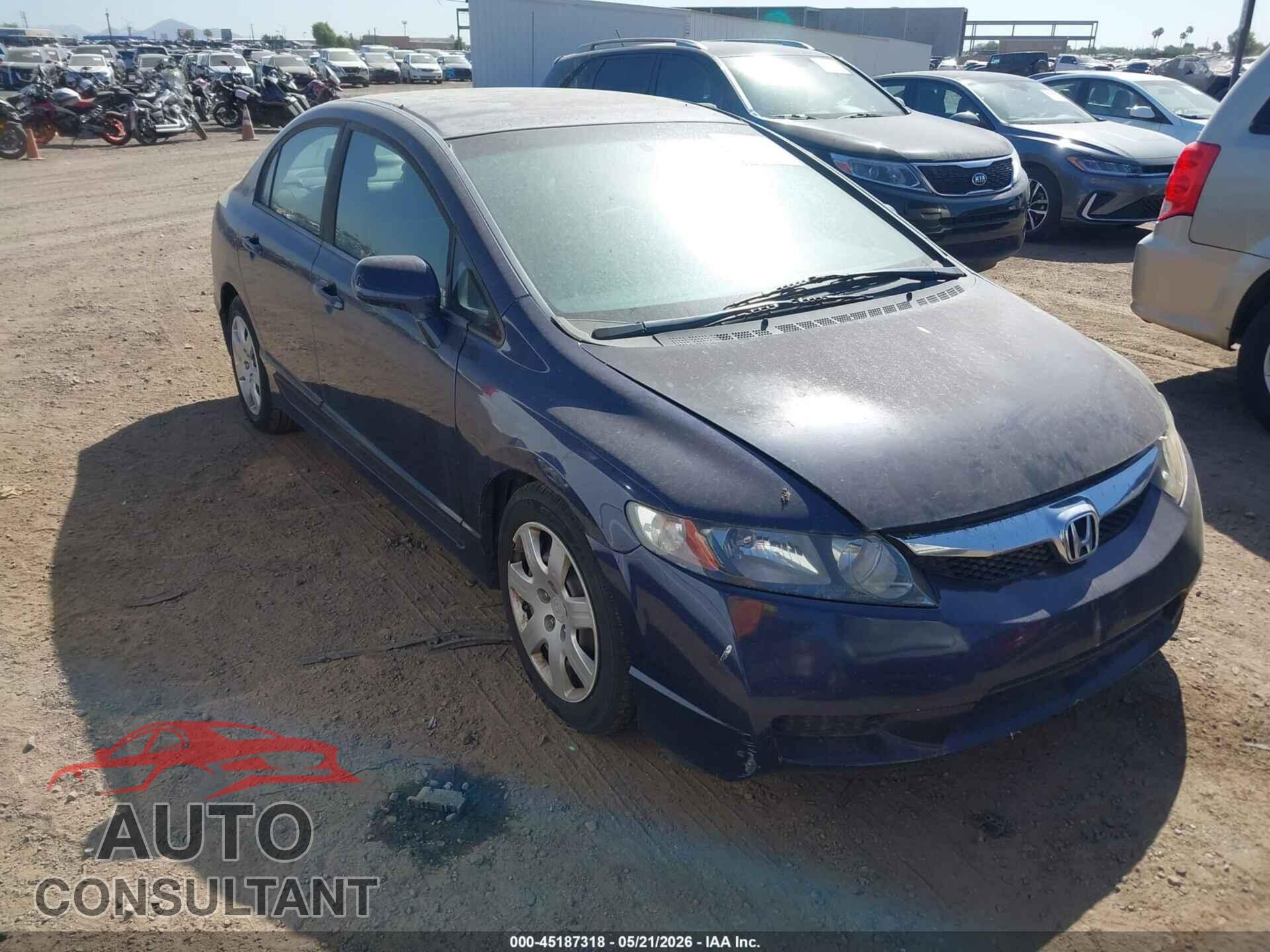 HONDA CIVIC 2009 - 19XFA16579E028284