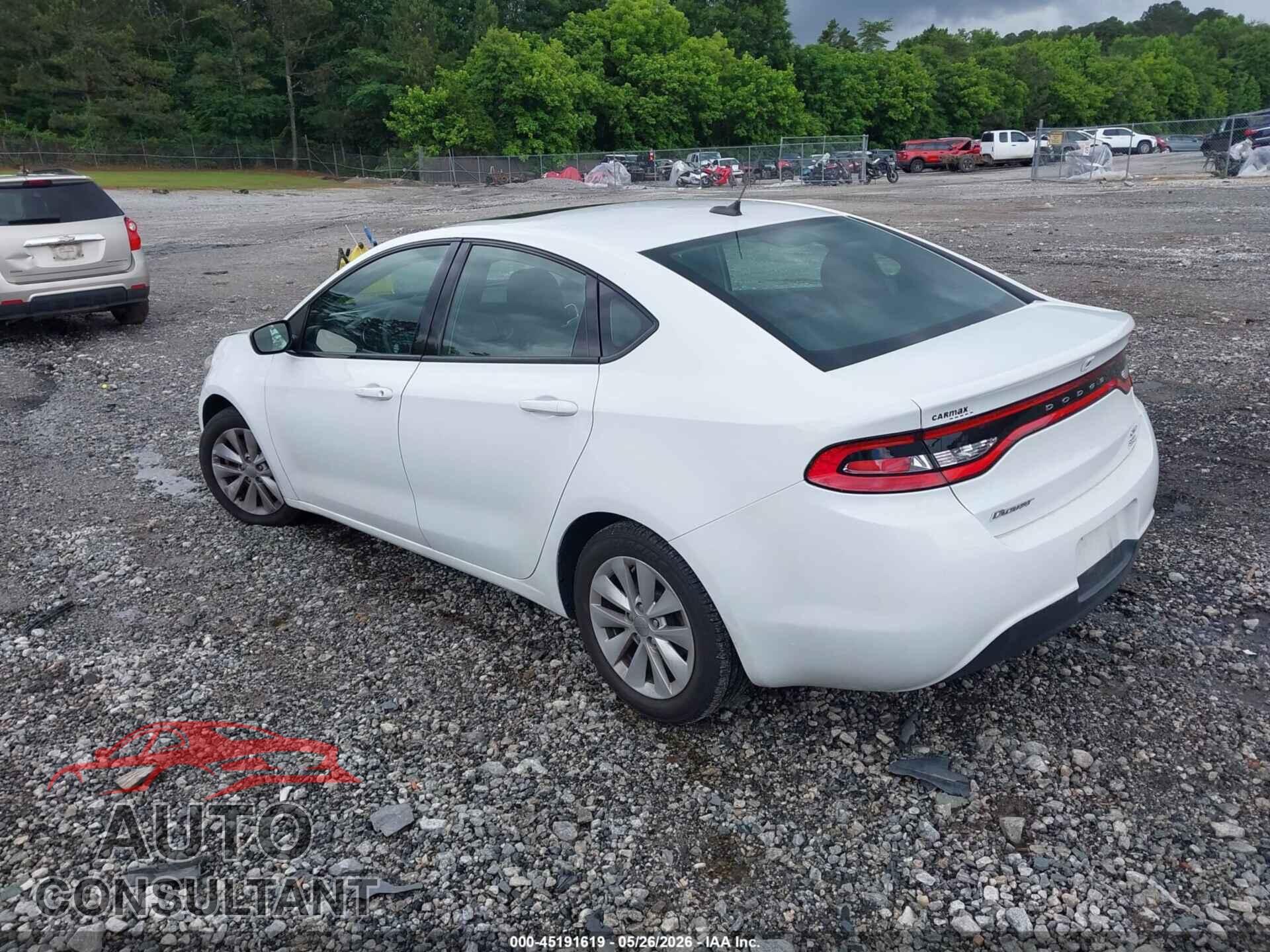 DODGE DART 2014 - 1C3CDFBB4ED673610