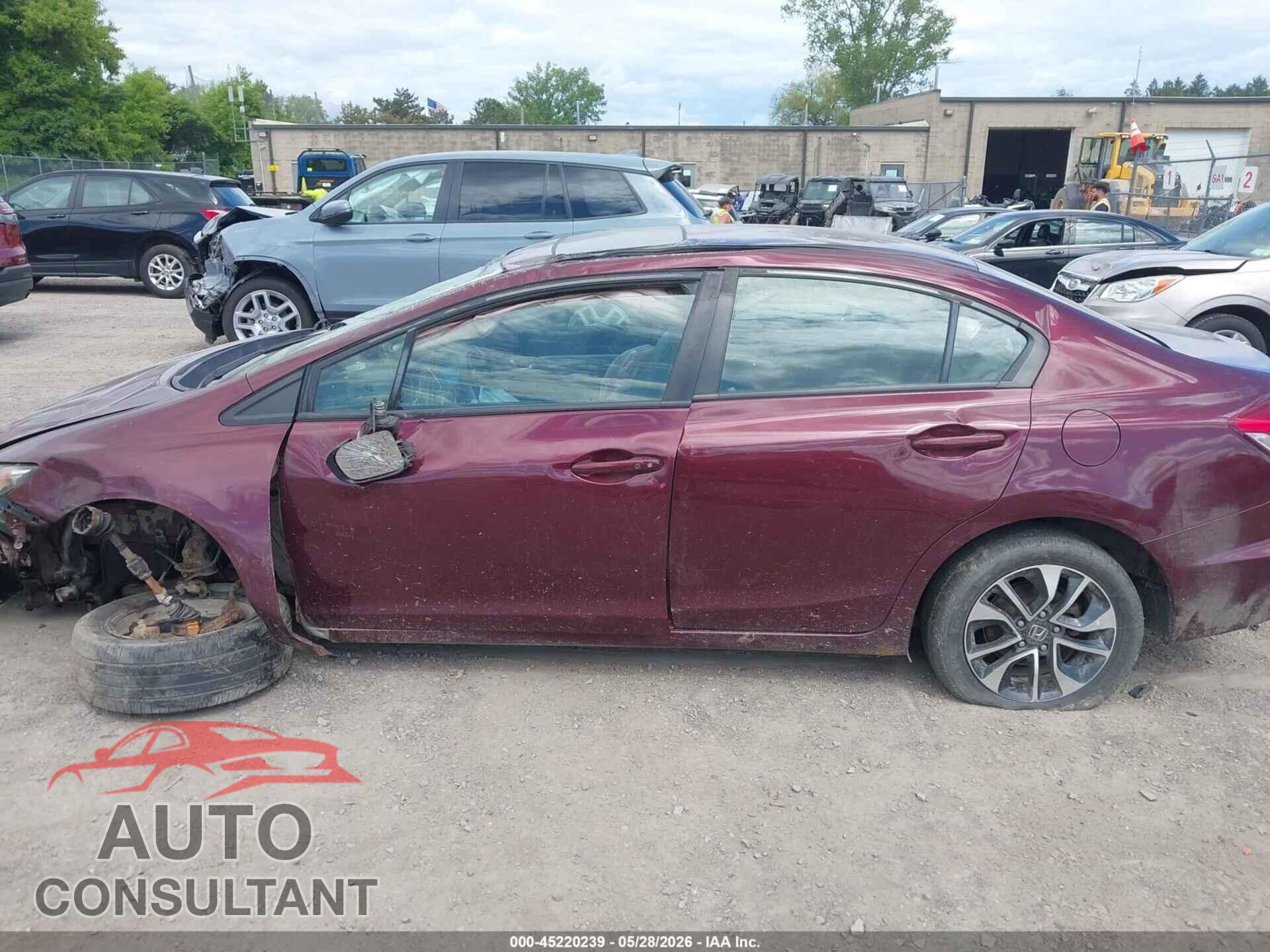 HONDA CIVIC 2015 - 19XFB2F82FE283532
