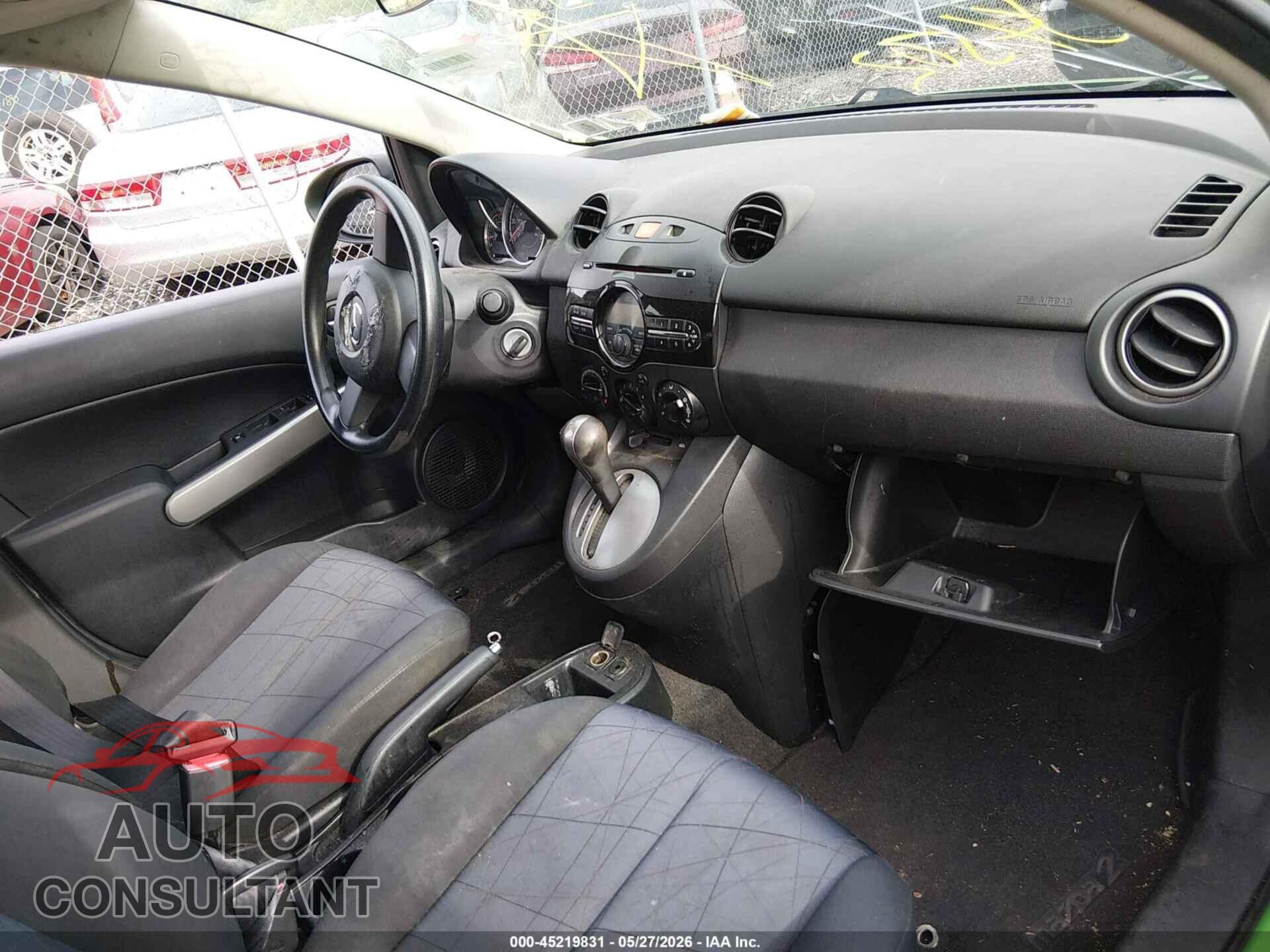 MAZDA MAZDA2 2011 - JM1DE1HZ6B0105138