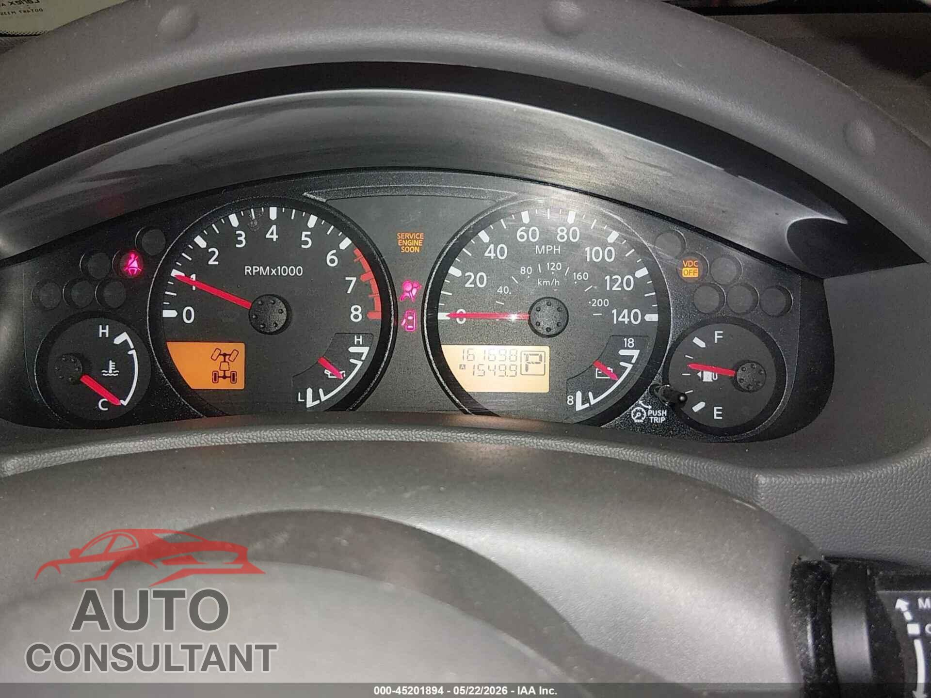NISSAN FRONTIER 2011 - 1N6AD0EV7BC404280