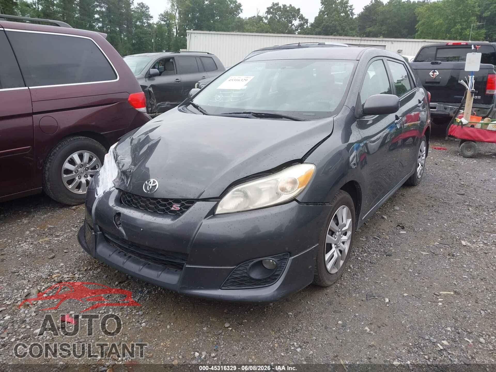 TOYOTA MATRIX 2009 - 2T1LE40E09C006787