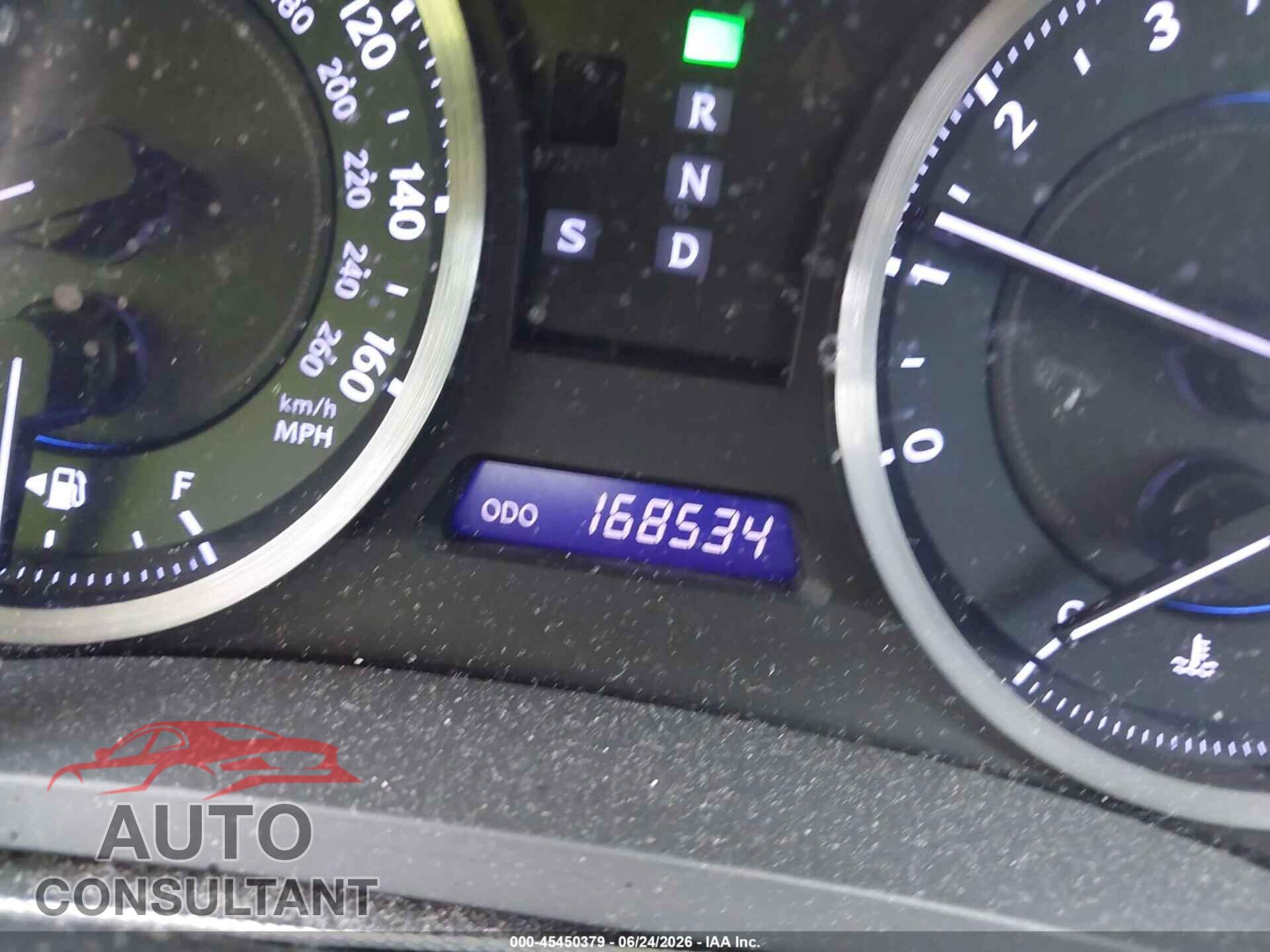 LEXUS IS 250 2013 - JTHBF5C28D5190459