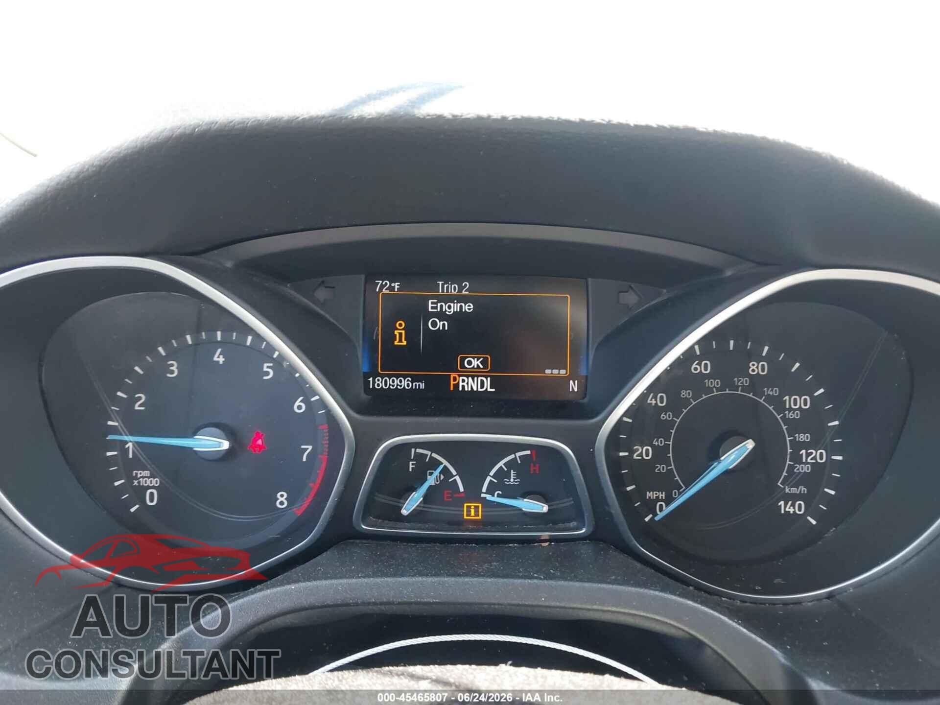 FORD FOCUS 2018 - 1FADP3K22JL207623