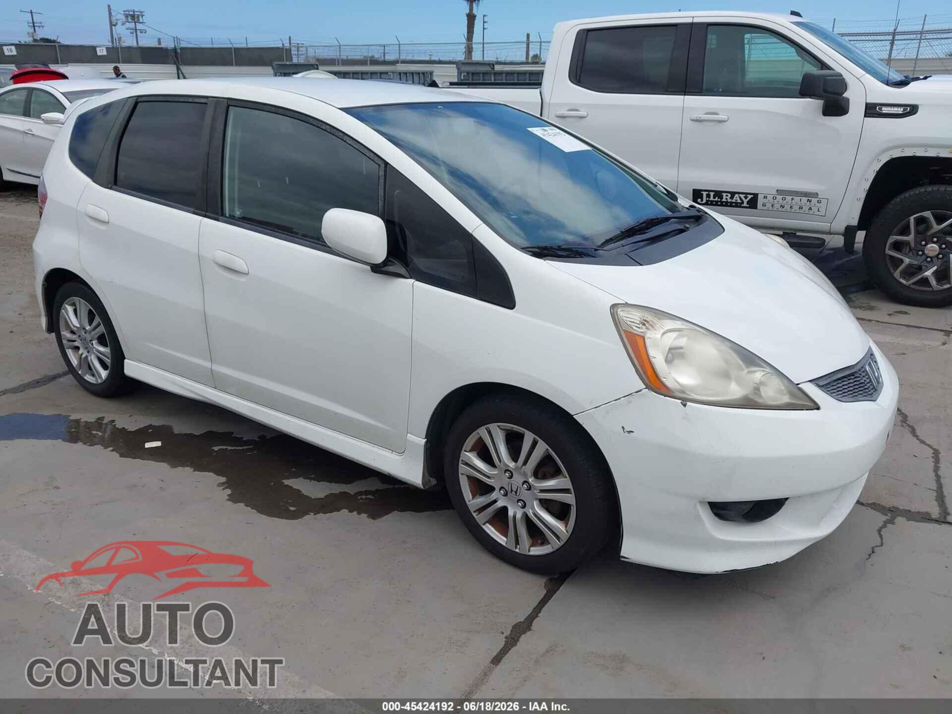 HONDA FIT 2010 - JHMGE8H41AC027714