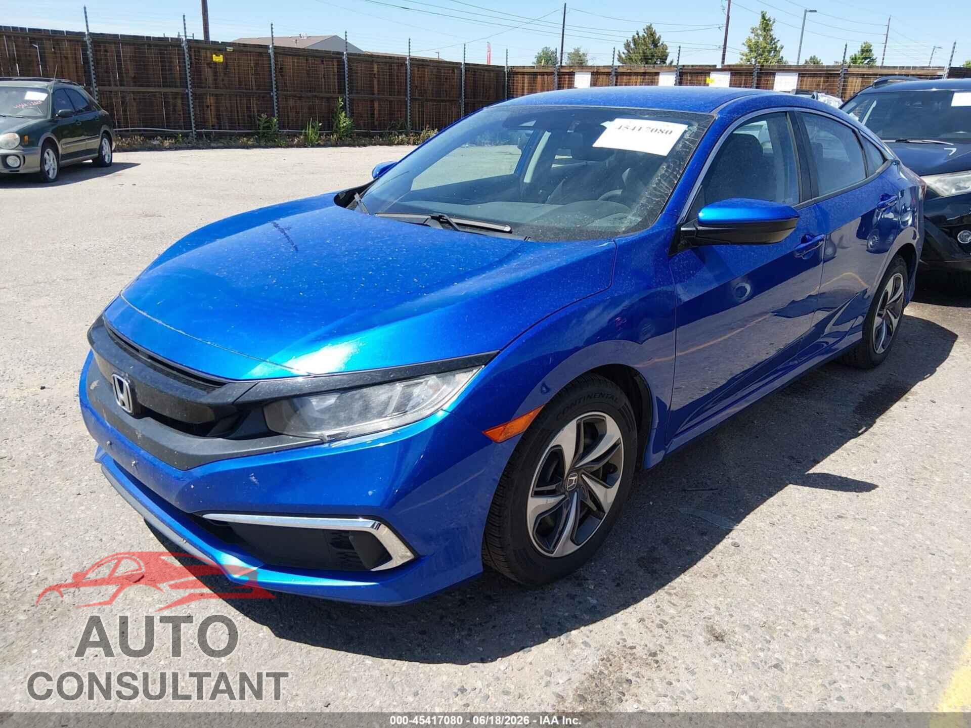 HONDA CIVIC 2019 - 19XFC2F65KE018268