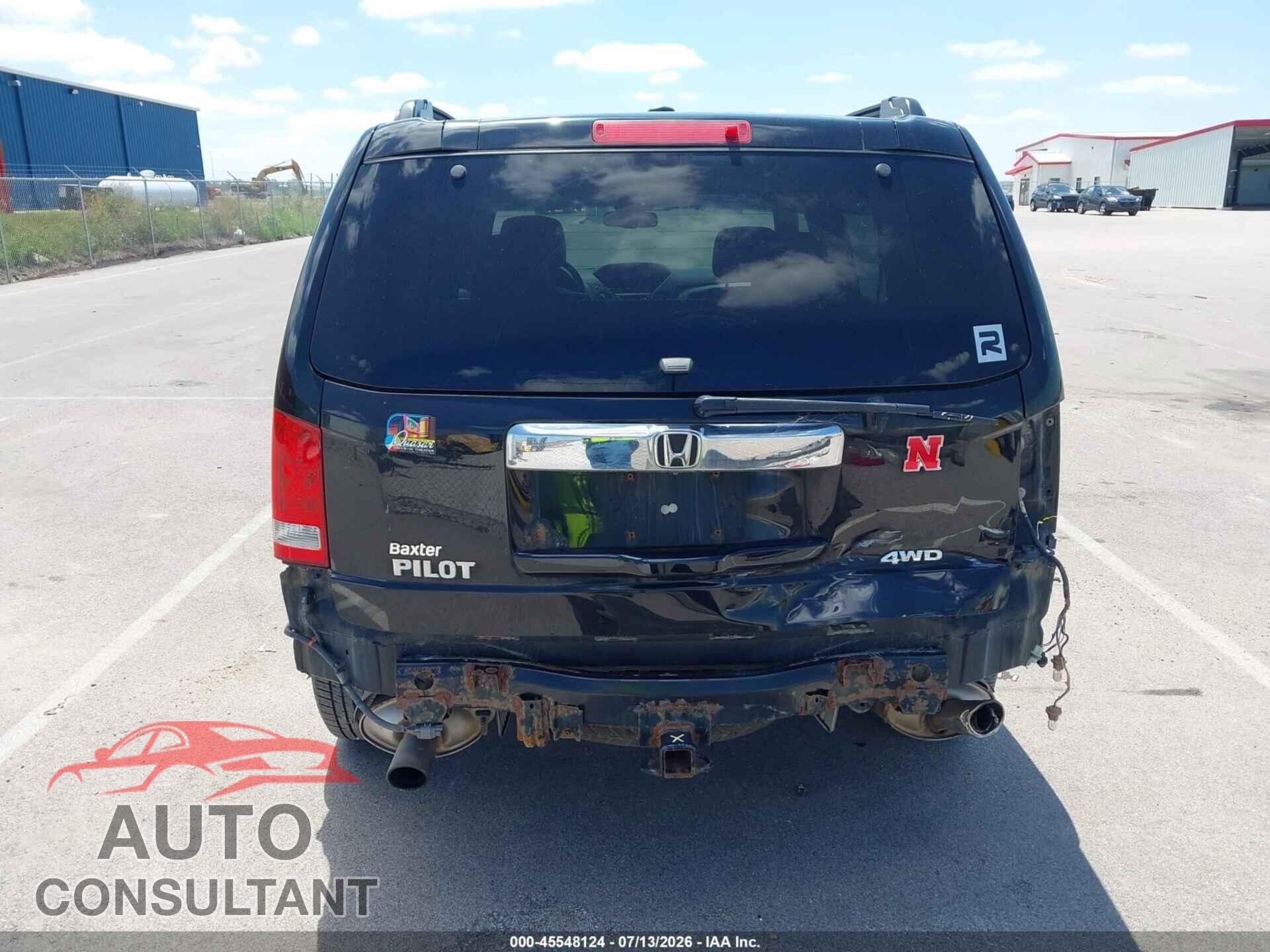 HONDA PILOT 2012 - 5FNYF4H67CB076550
