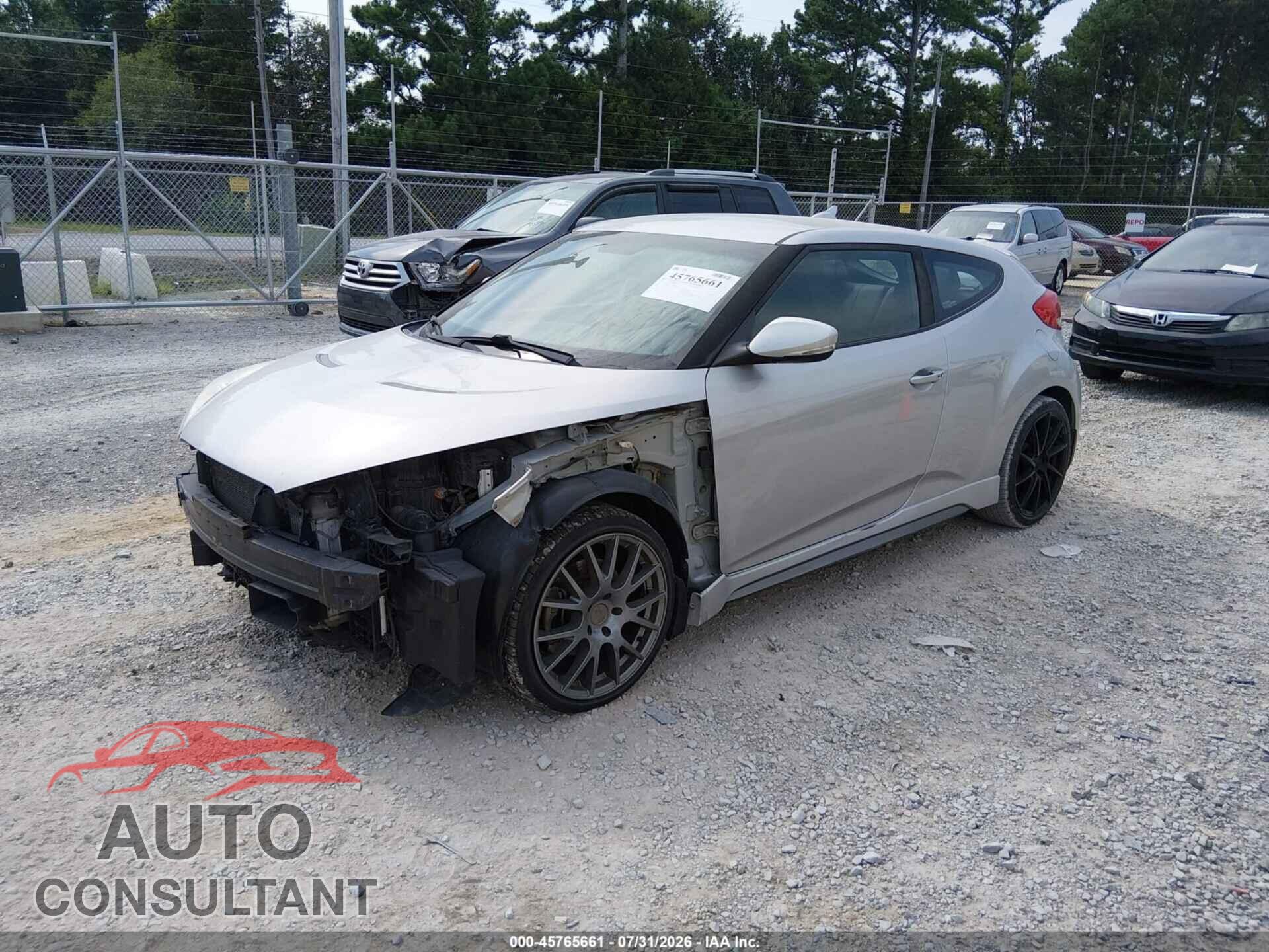 HYUNDAI VELOSTER 2013 - KMHTC6AE3DU180778