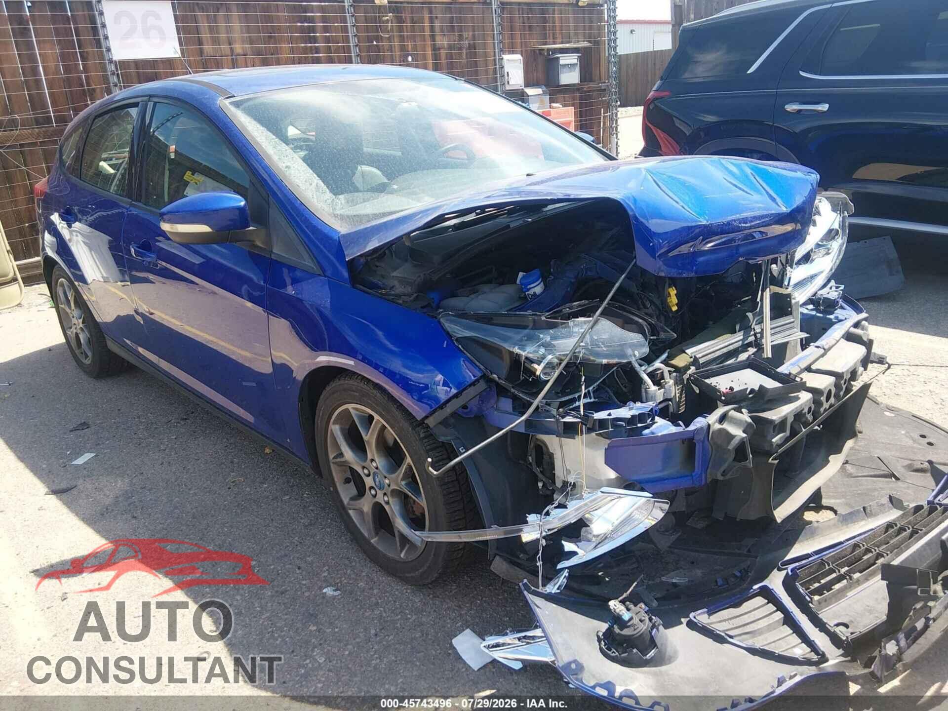 FORD FOCUS 2013 - 1FADP3K27DL254098