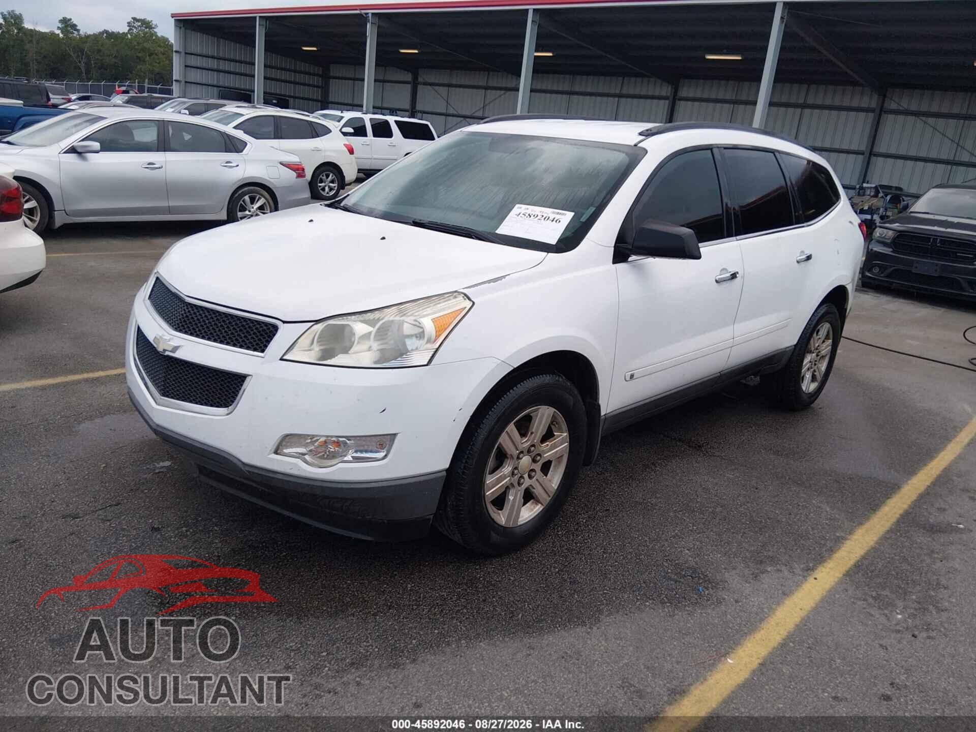 CHEVROLET TRAVERSE 2010 - 1GNLRFED9AS137159