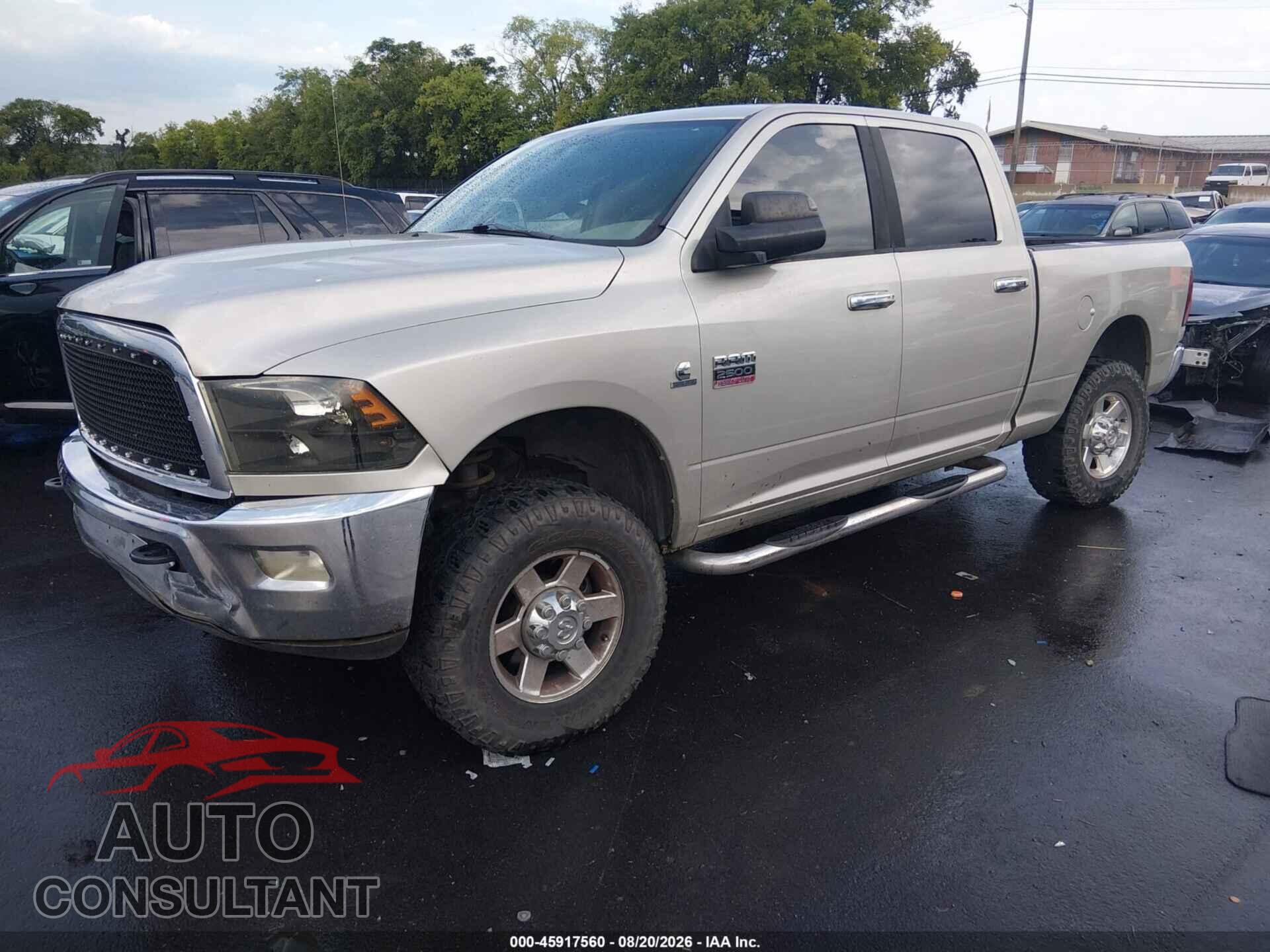 DODGE RAM 2500 2010 - 3D7UT2CL4AG157916