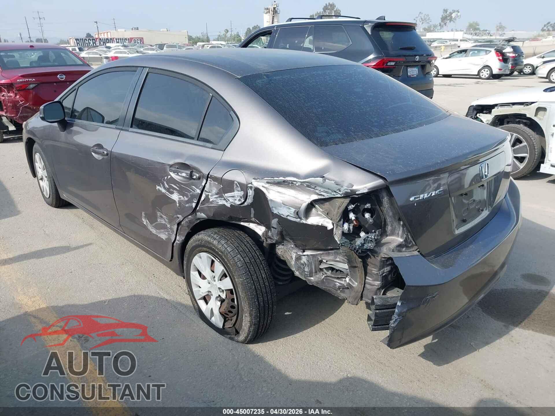 HONDA CIVIC 2012 - 2HGFB2E5XCH513665
