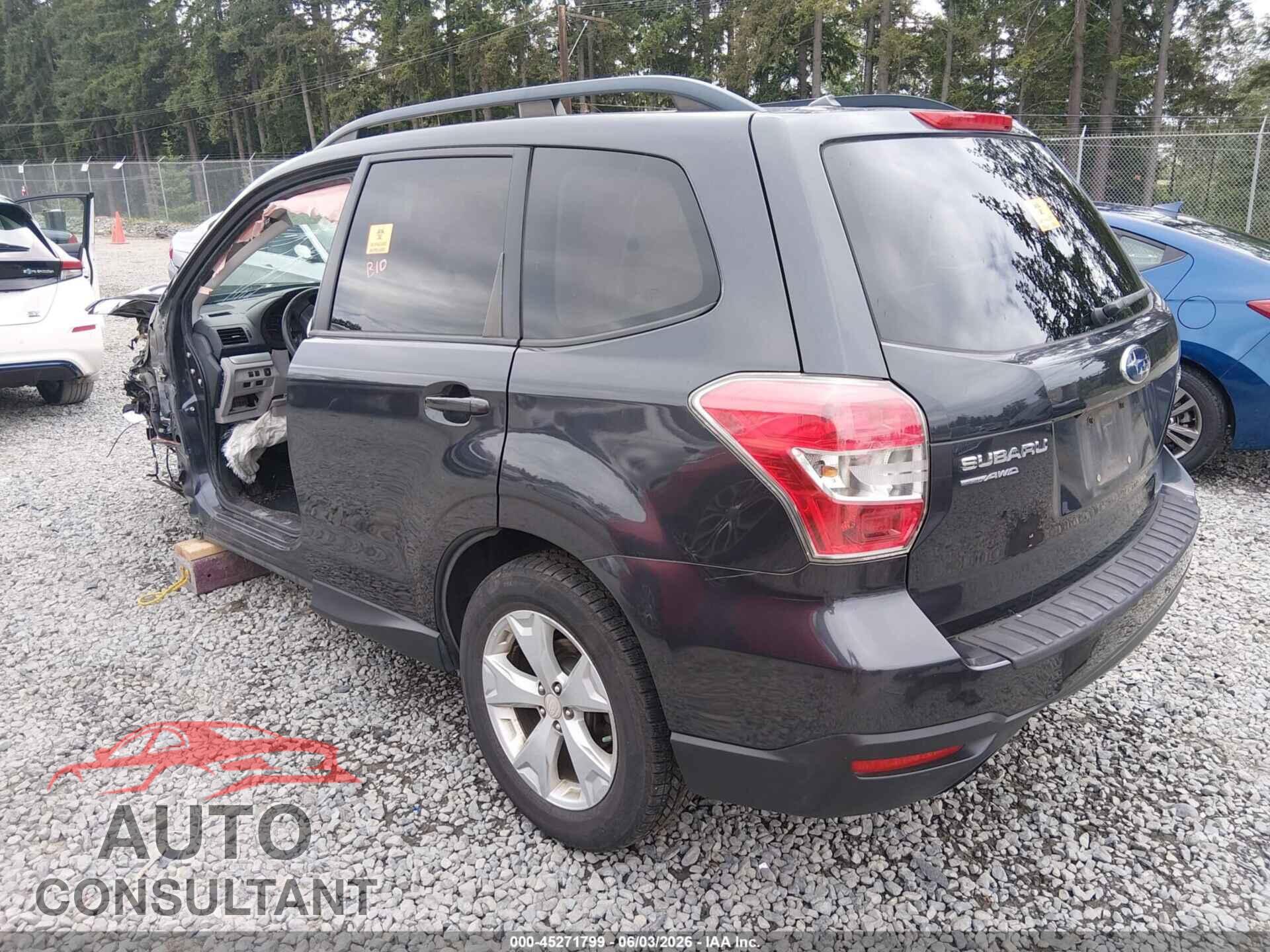 SUBARU FORESTER 2015 - JF2SJADC2FH833665