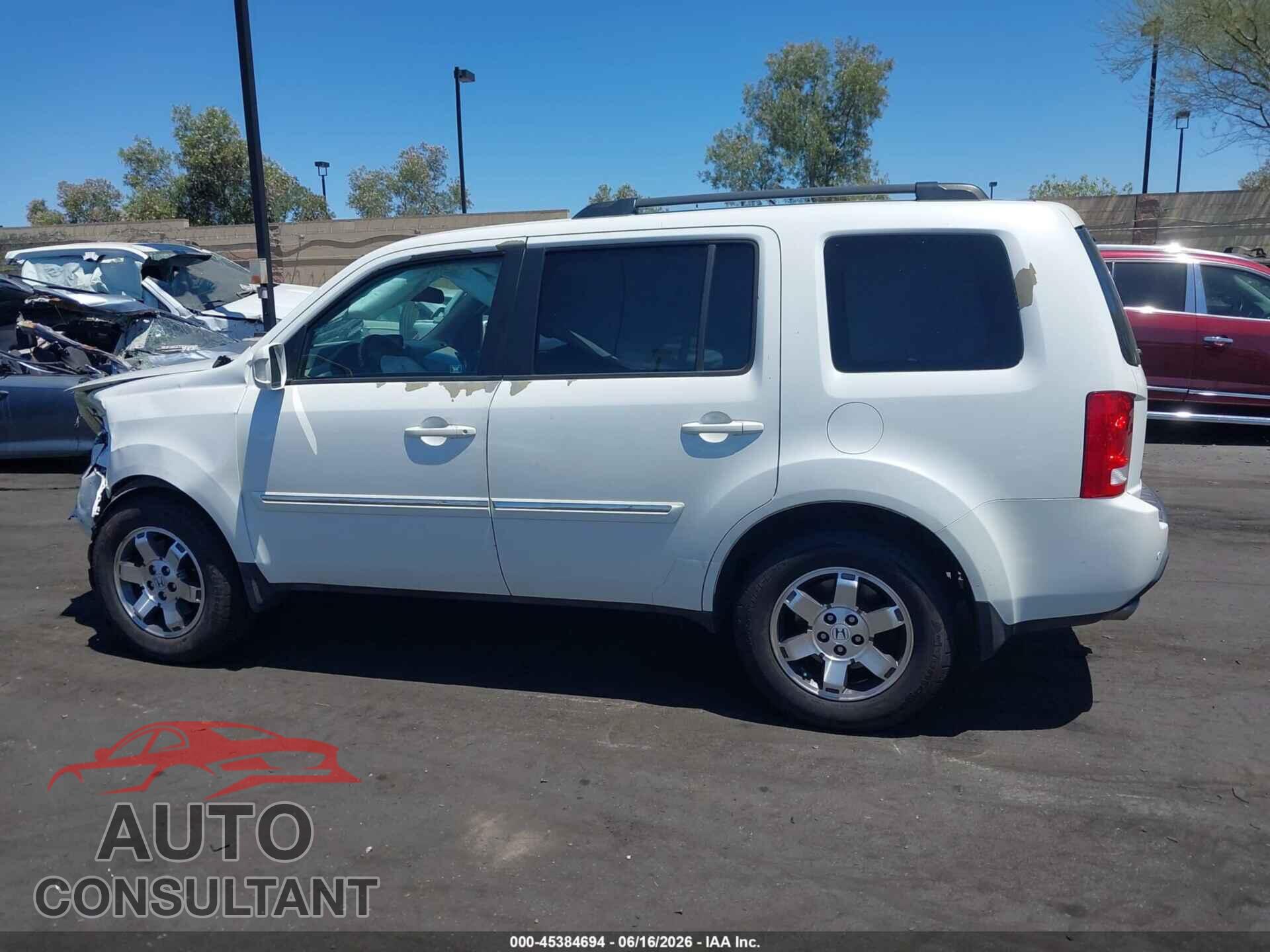 HONDA PILOT 2011 - 5FNYF3H95BB013904