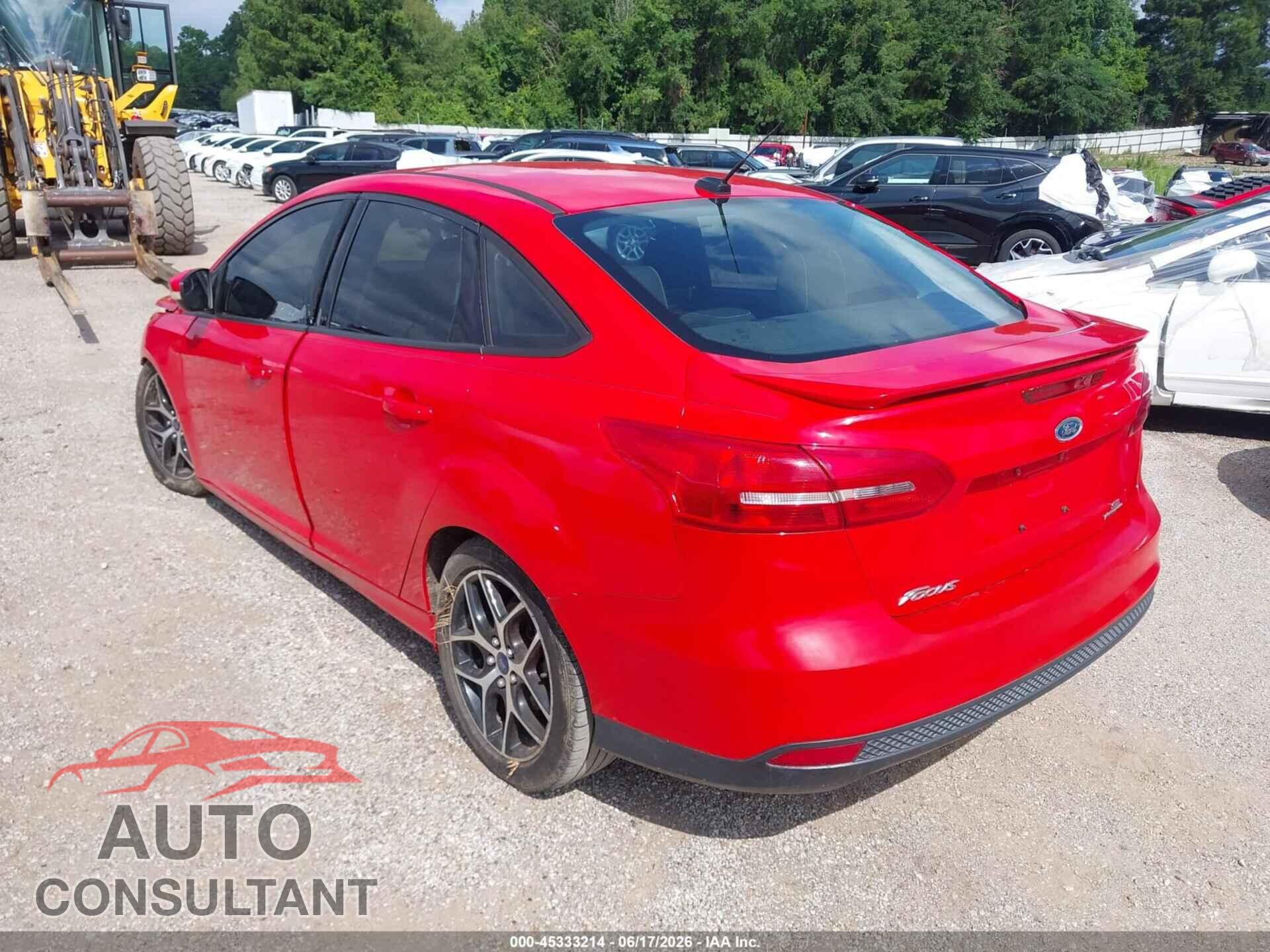 FORD FOCUS 2015 - 1FADP3F25fL248054
