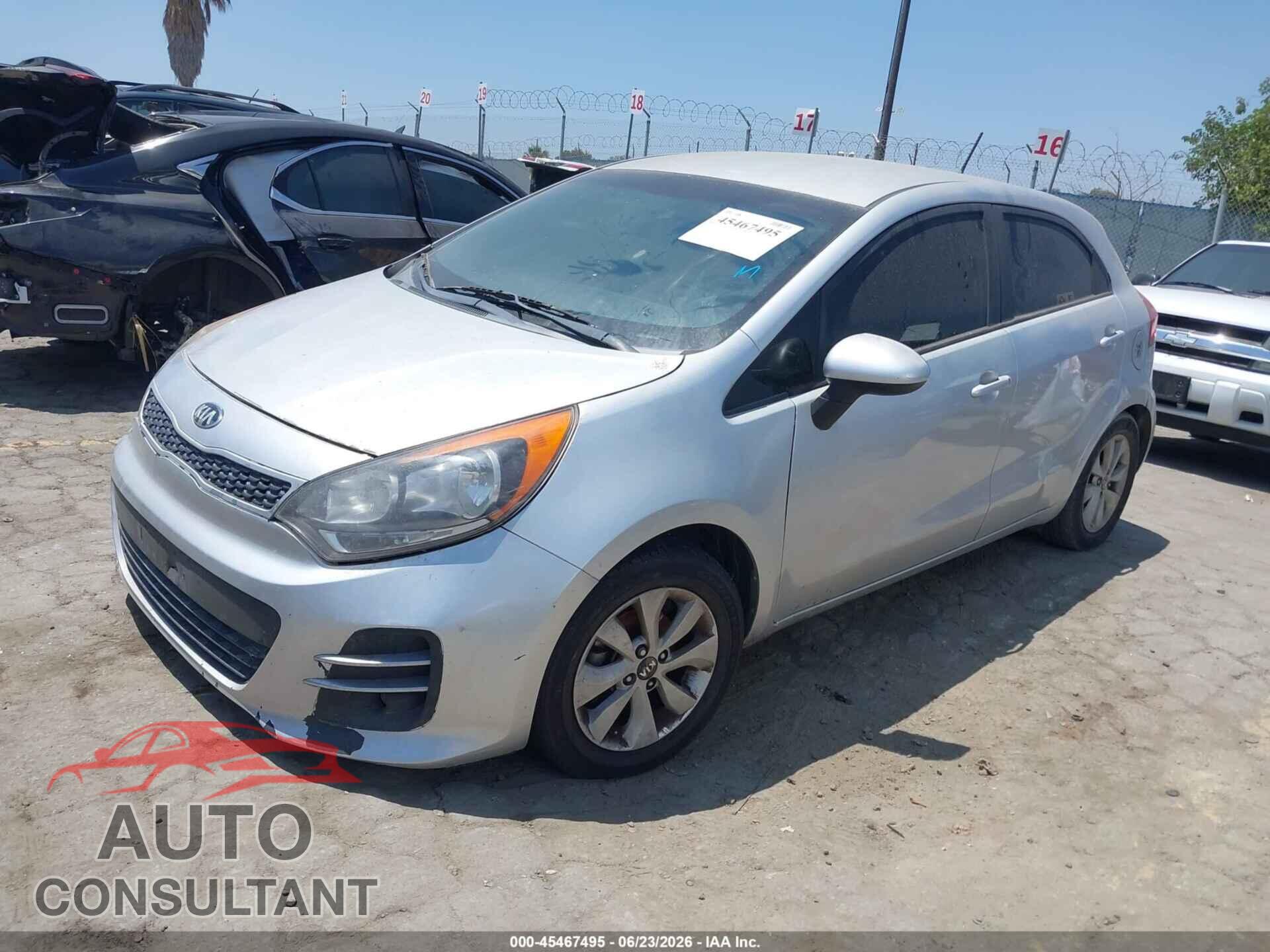 KIA RIO 2016 - KNADN5A37G6677690