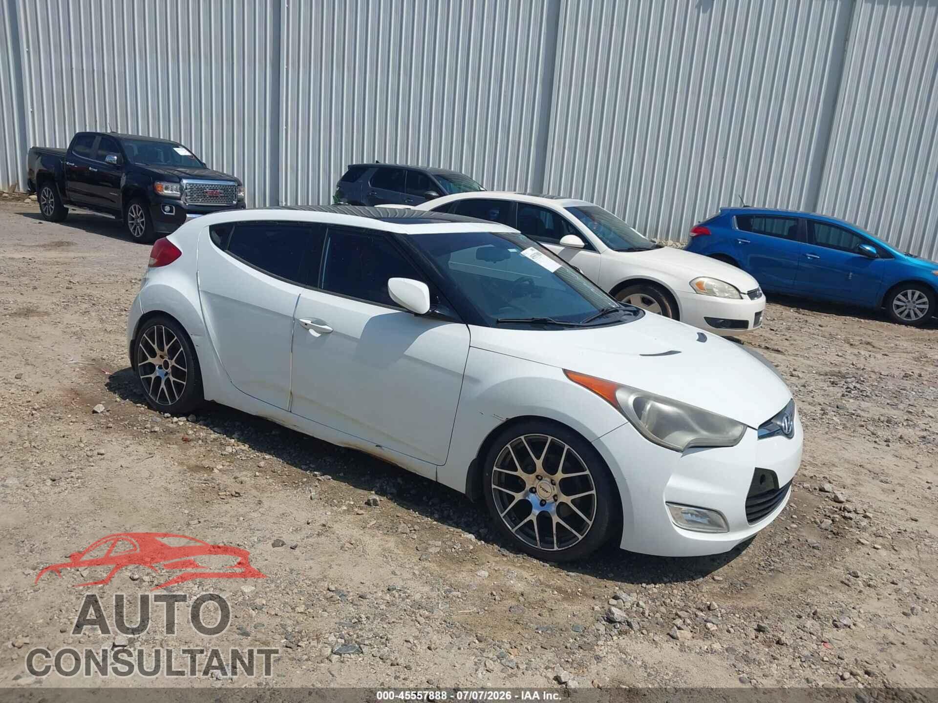 HYUNDAI VELOSTER 2012 - KMHTC6AD4CU026201