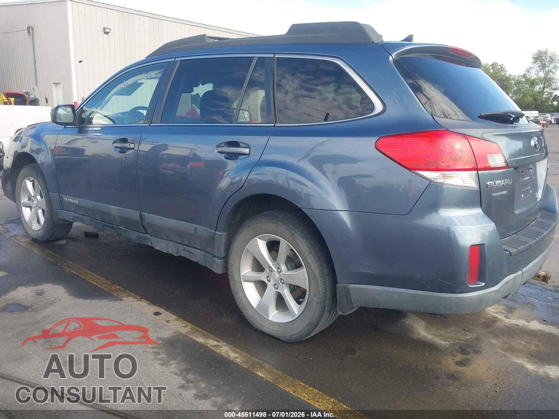 SUBARU OUTBACK 2013 - 4S4BRCKC6D3257459