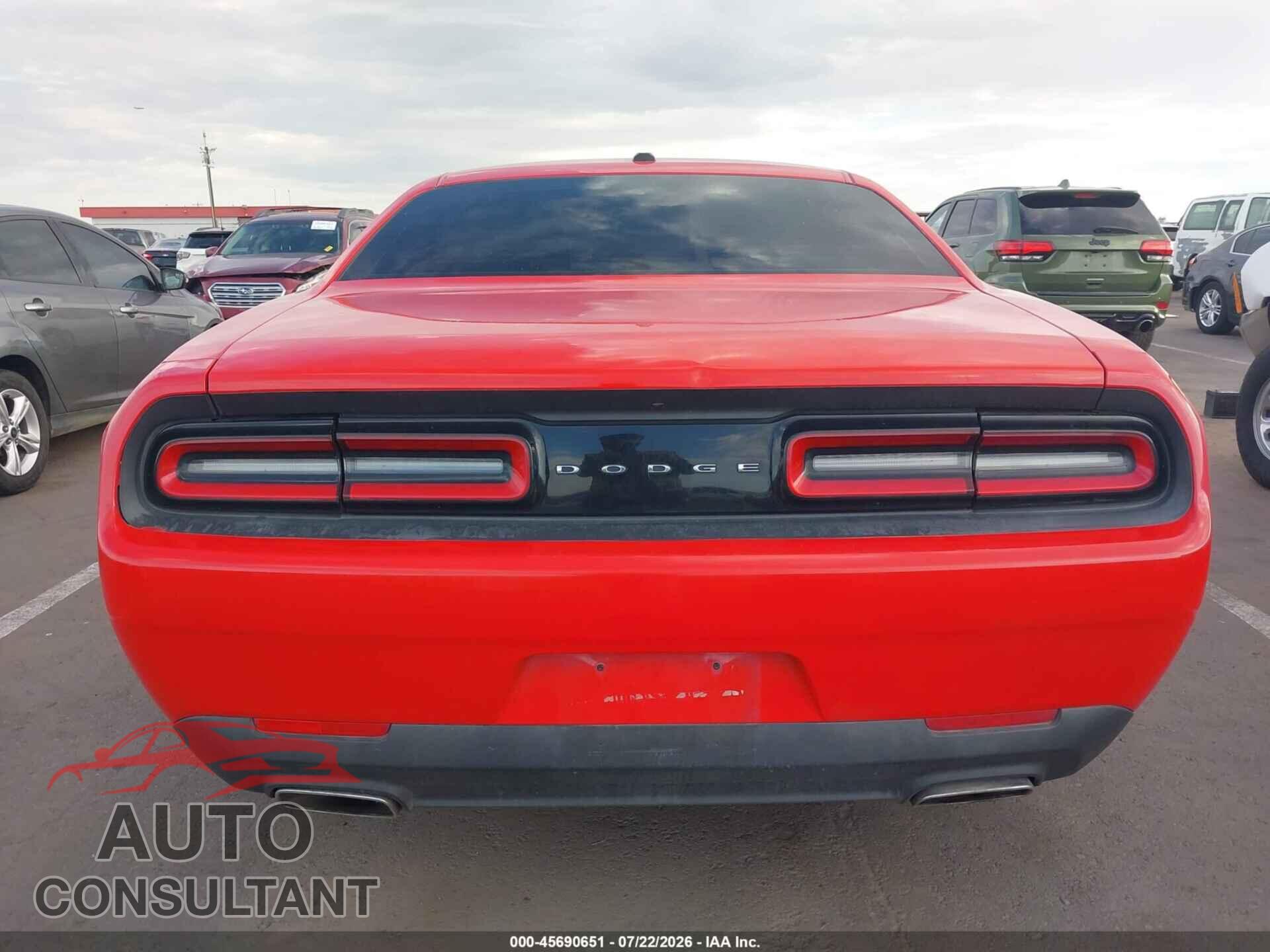 DODGE CHALLENGER 2015 - 2C3CDZAG9FH869092