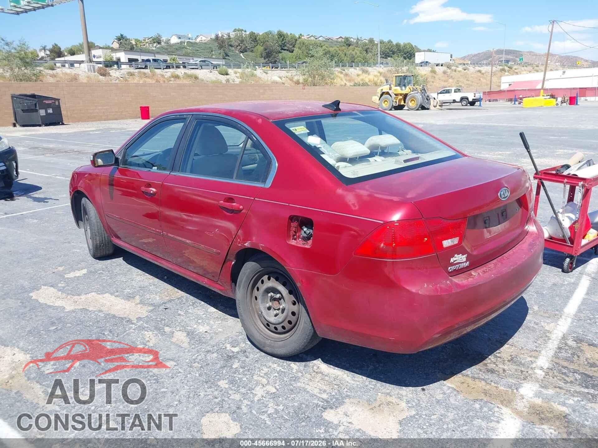 KIA OPTIMA 2009 - KNAGE228X95359268