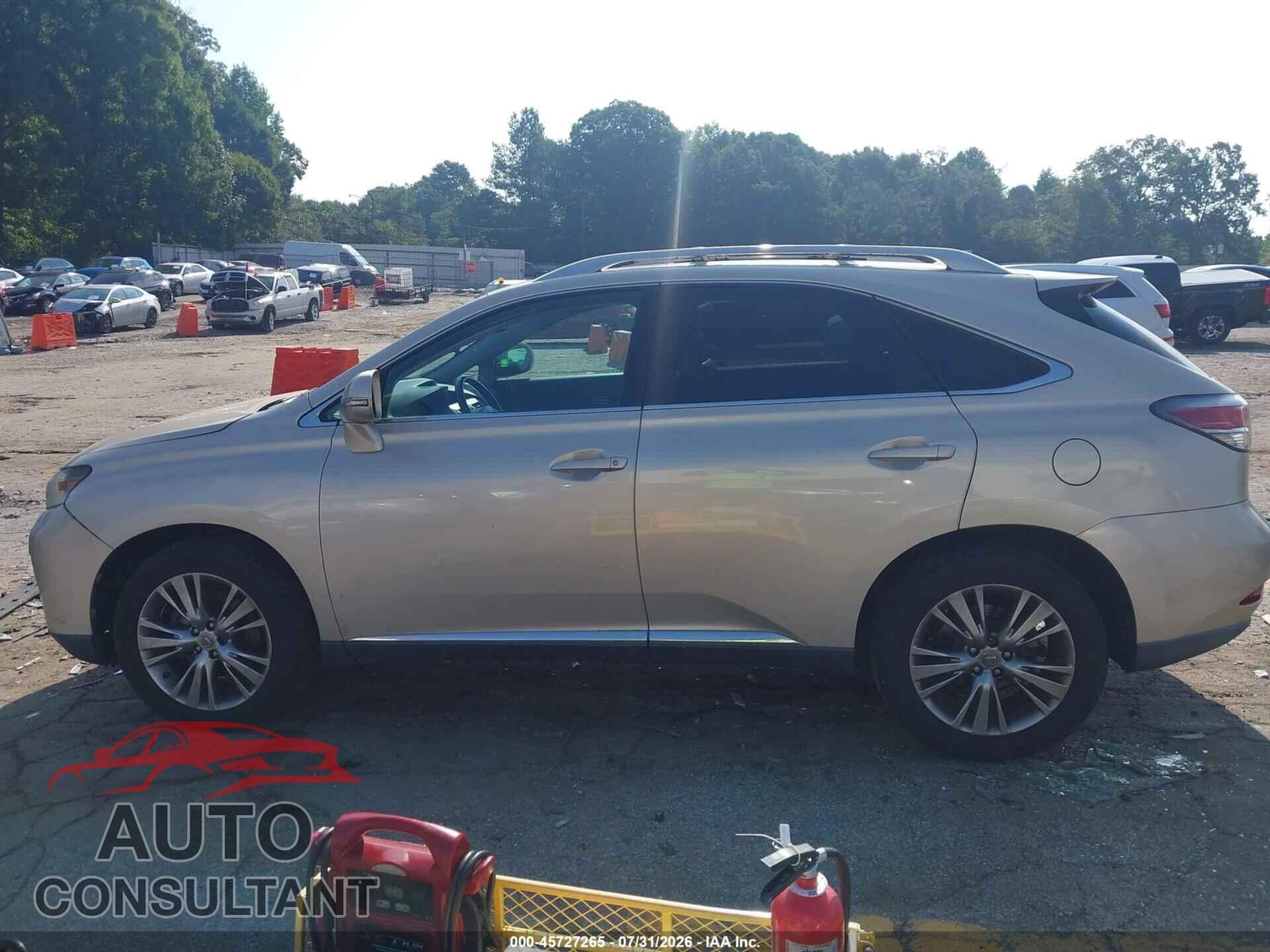LEXUS RX 350 2013 - 2T2ZK1BA5DC095594