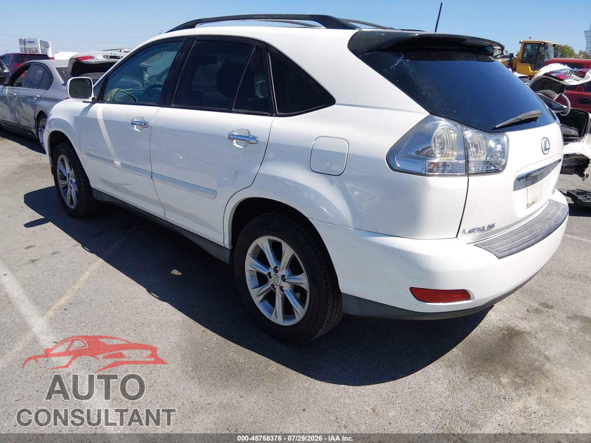 LEXUS RX 350 2009 - 2T2GK31U09C080099