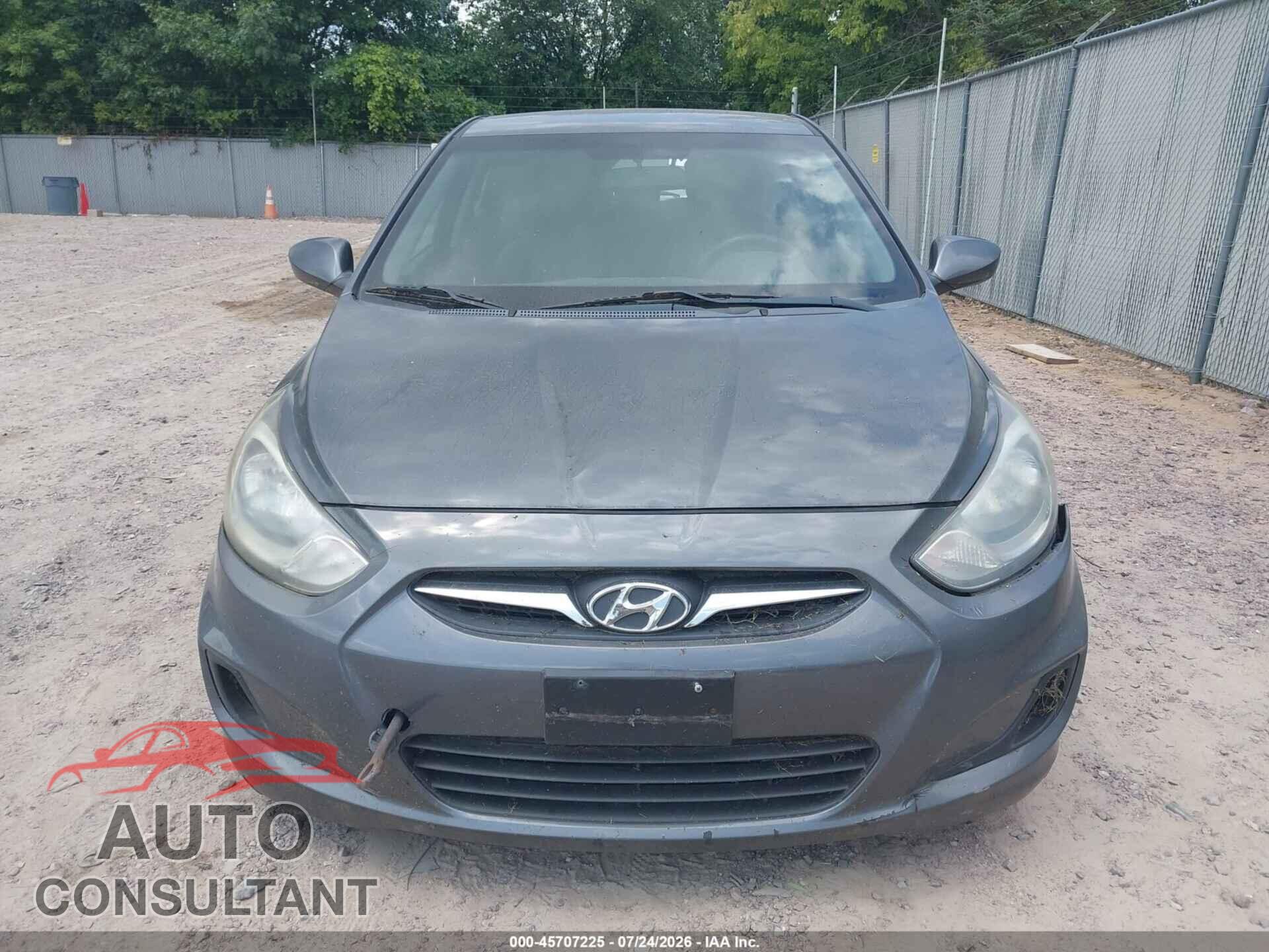 HYUNDAI ACCENT 2012 - KMHCT5AE9CU016380