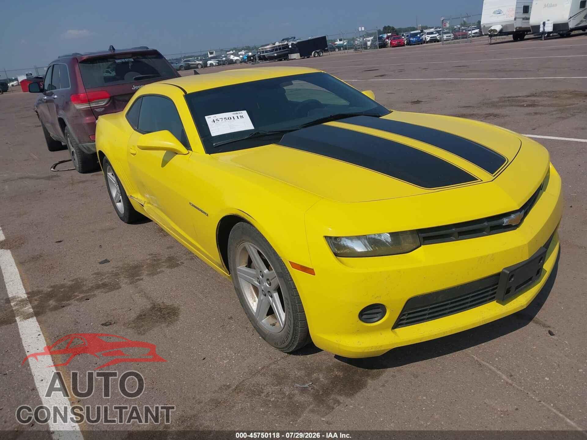 CHEVROLET CAMARO 2014 - 2G1FE1E38E9184033