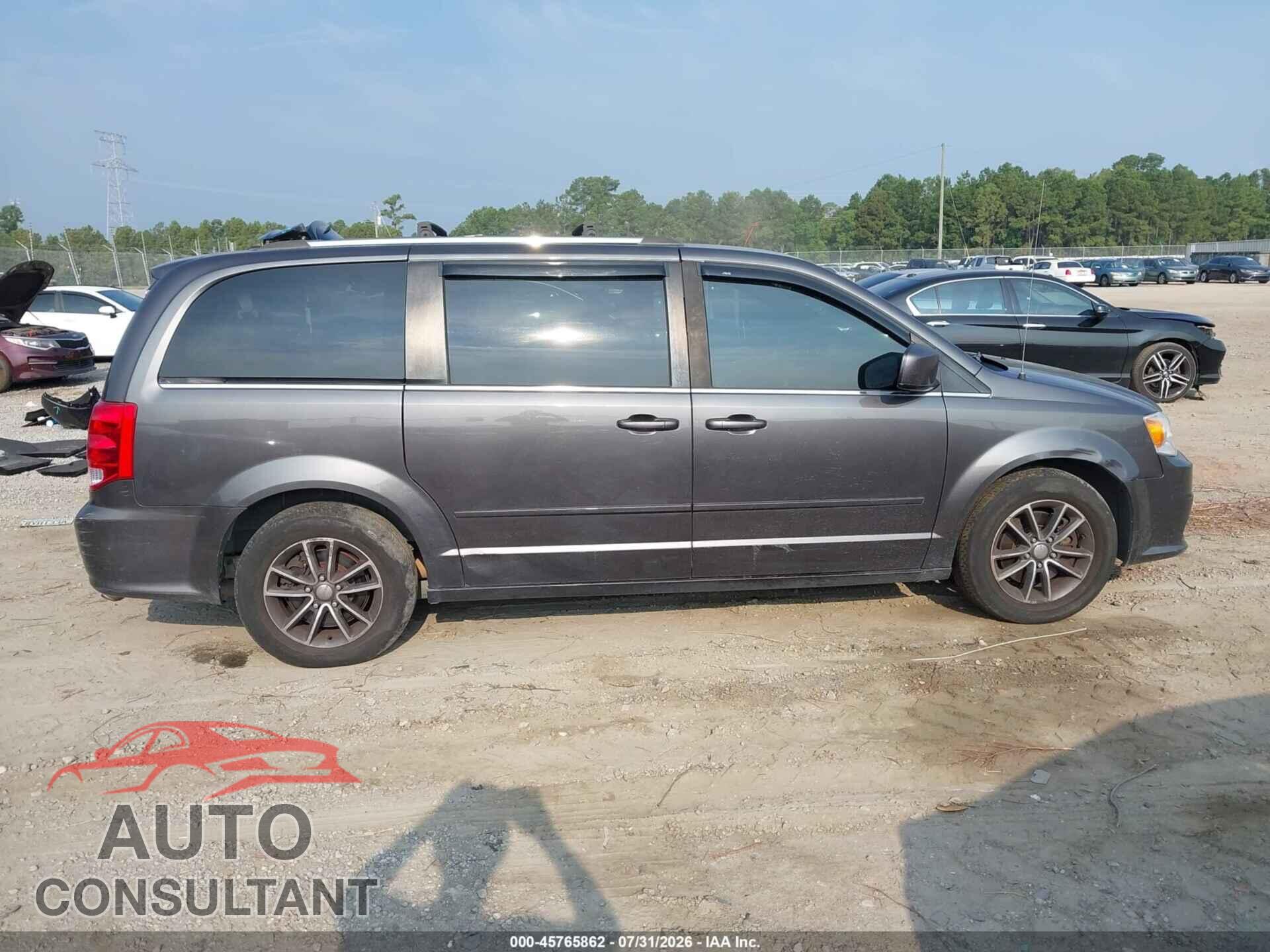 DODGE GRAND CARAVAN 2017 - 2C4RDGCG0HR586360