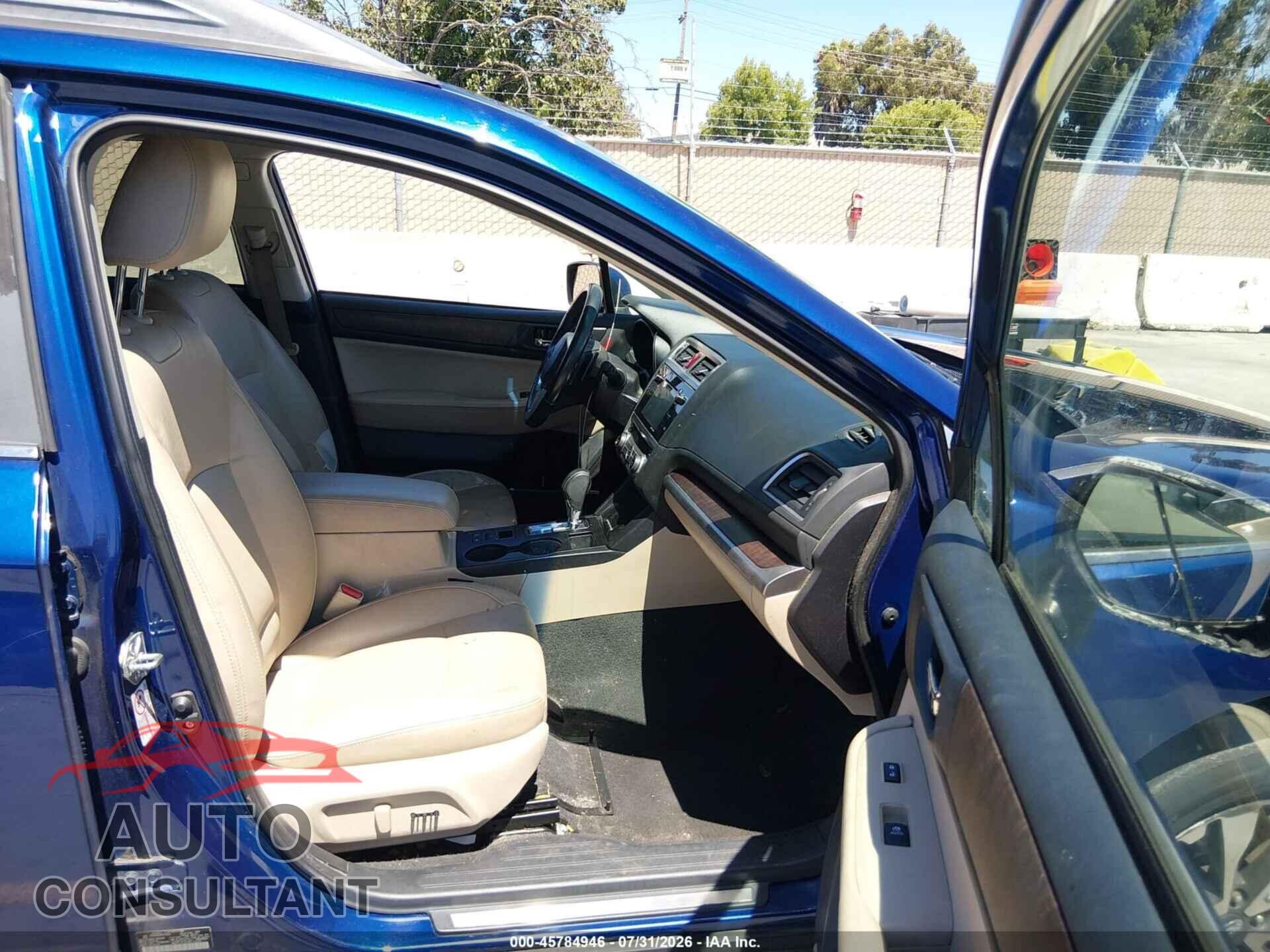 SUBARU OUTBACK 2017 - 4S4BSANC6H3416300