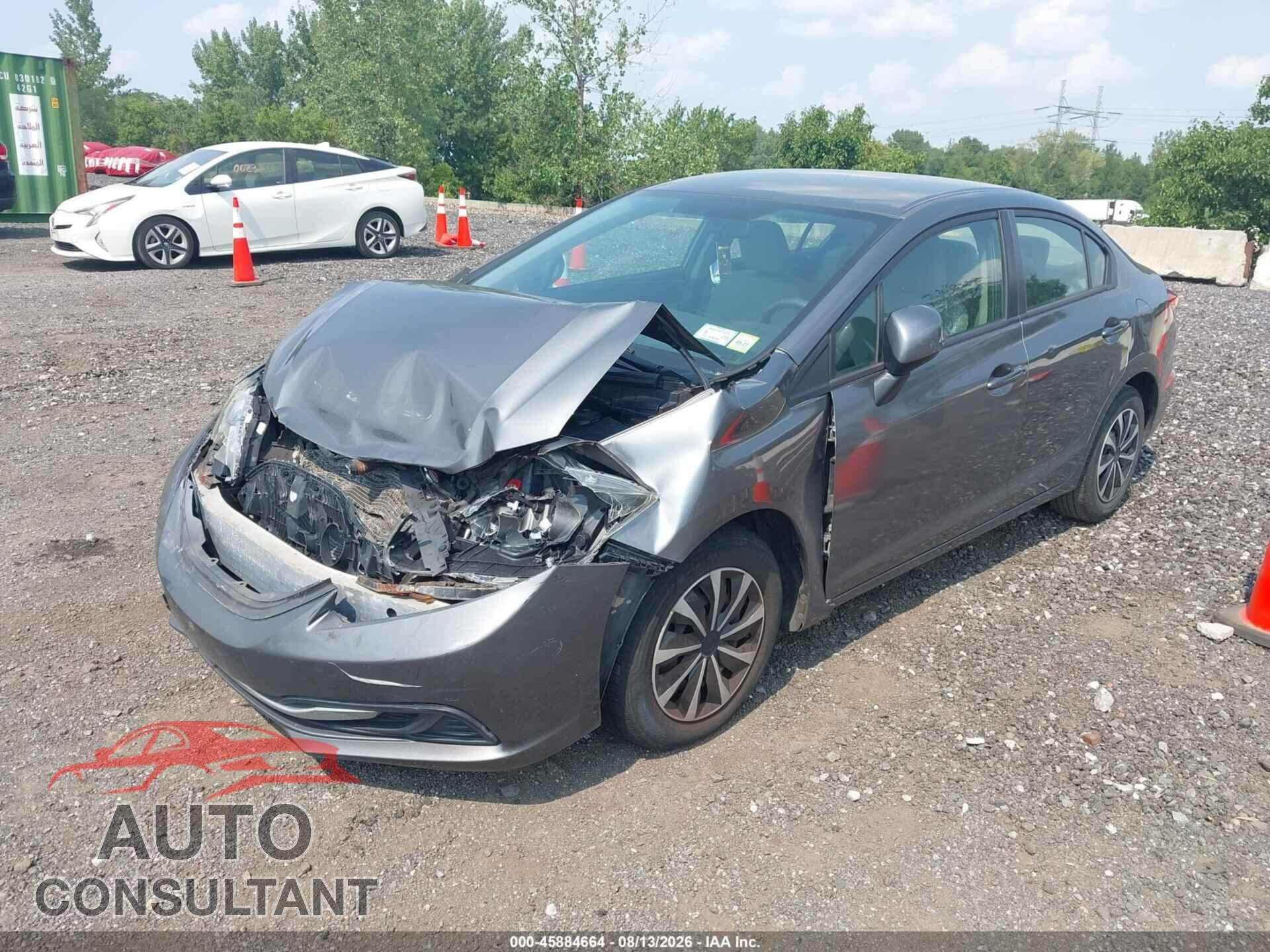 HONDA CIVIC 2013 - 19XFB2F57DE245488