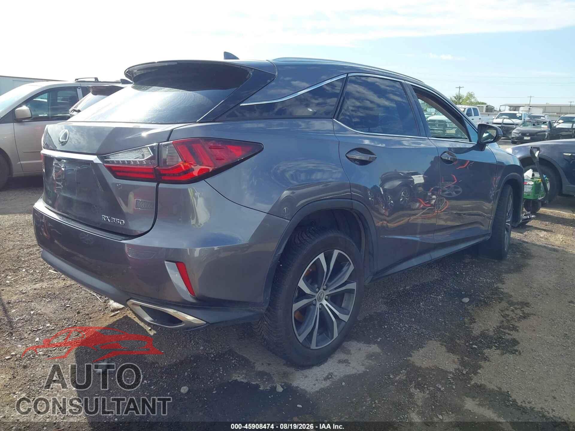 LEXUS RX 350 2016 - 2T2ZZMCA4GC012771