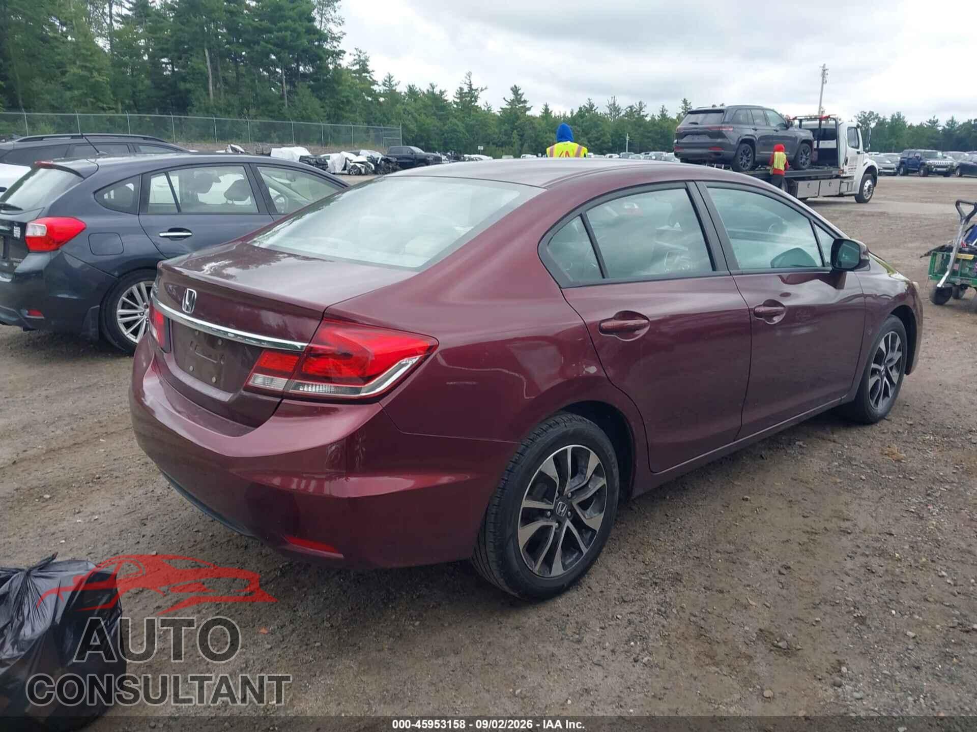 HONDA CIVIC 2013 - 19XFB2F86DE263278